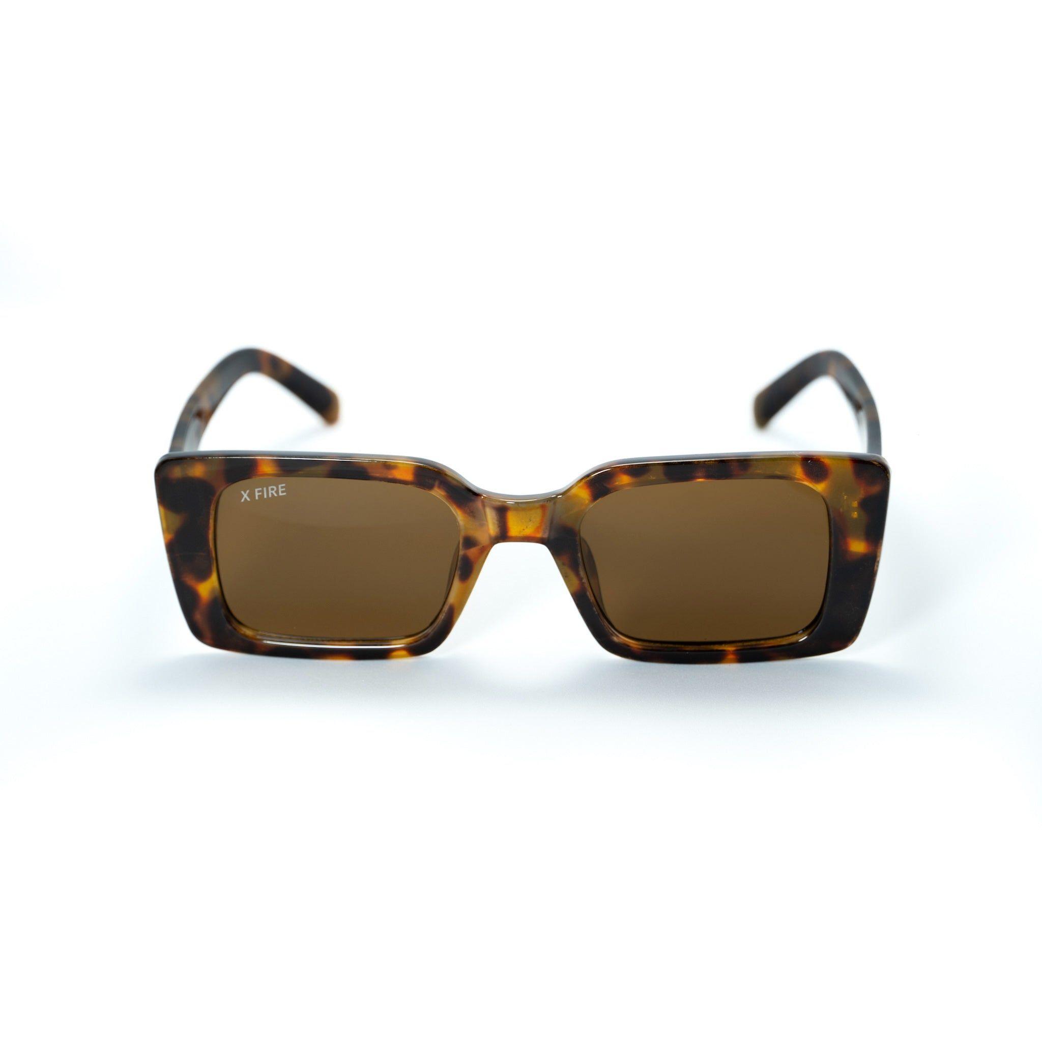 Lente de sol Bambara Darkprint / Café UV400 X FIRE-0
