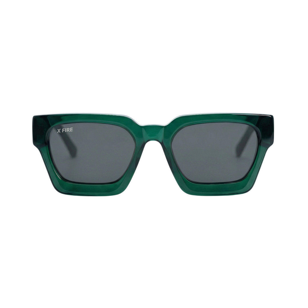 Lente de sol Verde Spargi / Negro UV400 X FIRE-0