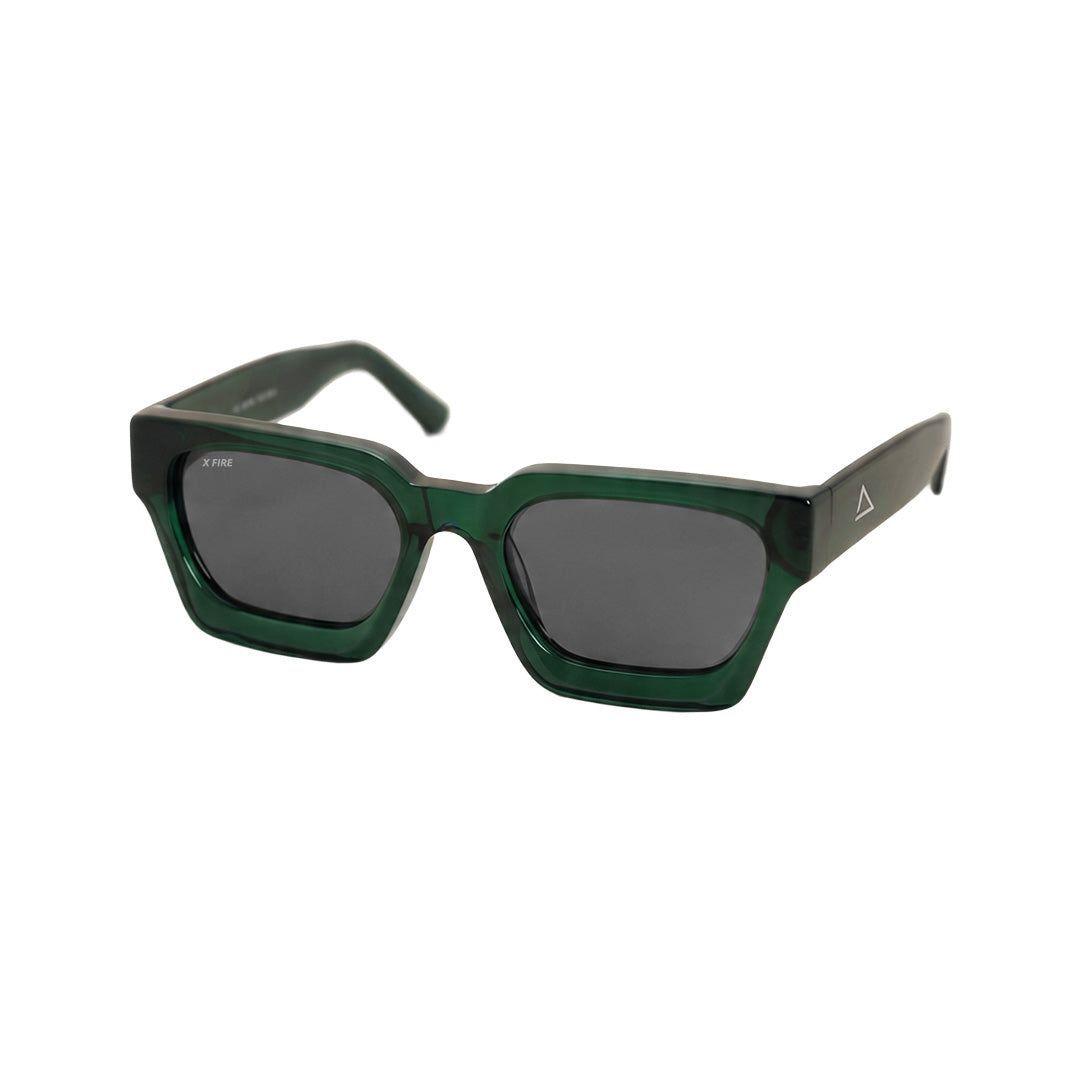 Lente de sol Verde Spargi / Negro UV400 X FIRE-2