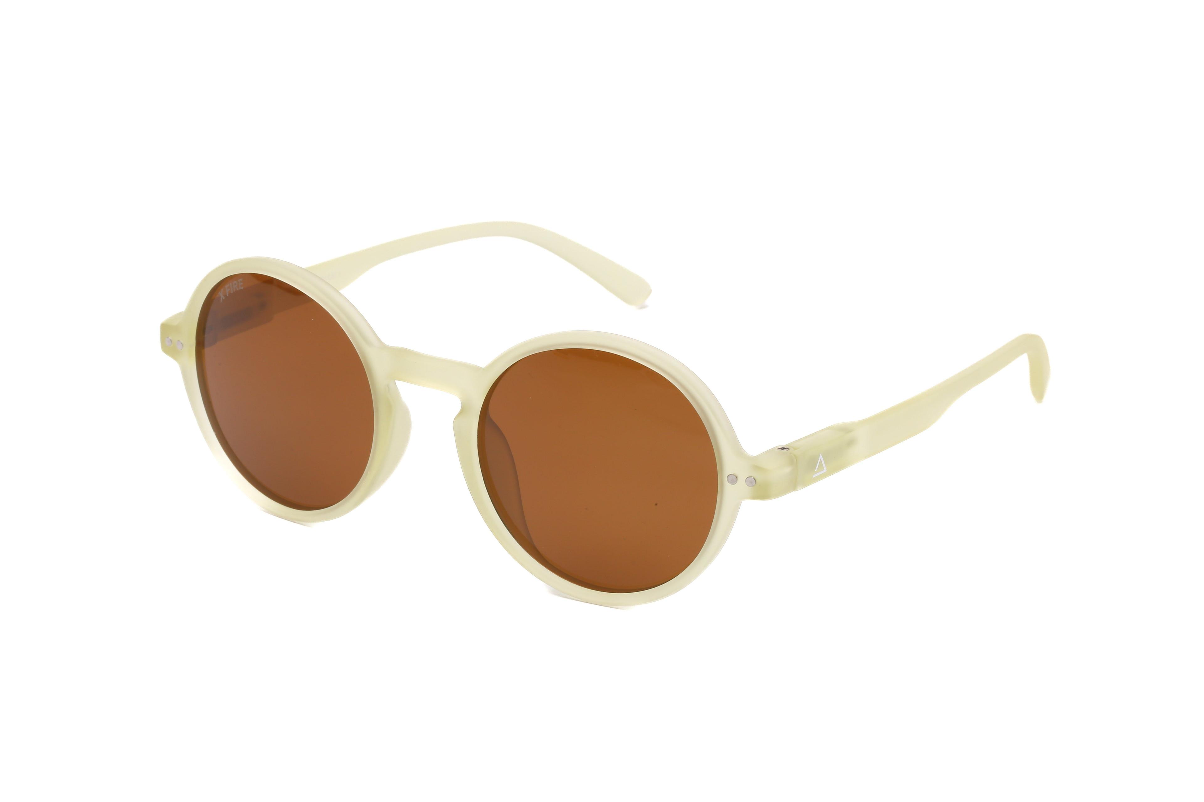 Lente de sol Amarillo Hakim / Café UV400 X FIRE-3