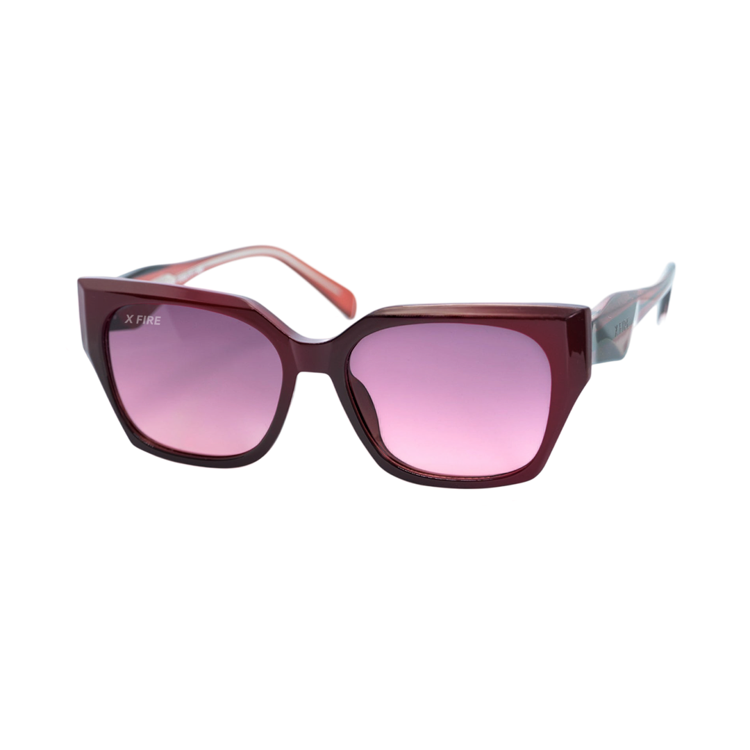 Lente de sol Alessa Burgundy / Burgundy UV400 X FIRE-1