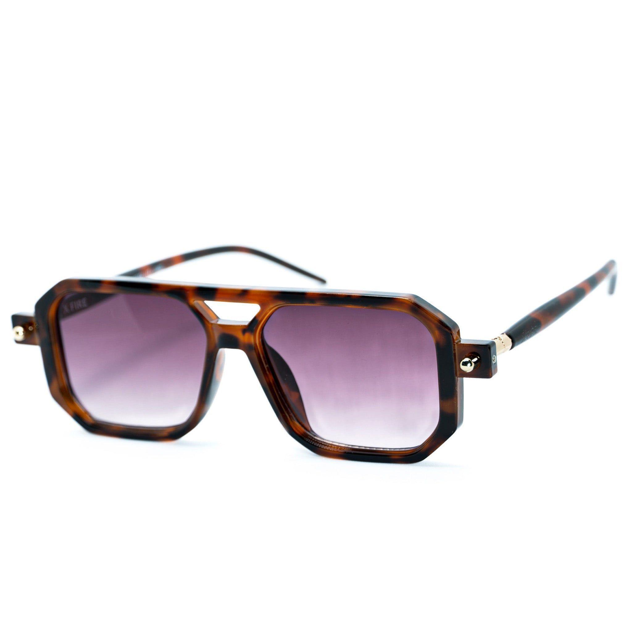 Lente de sol Bali Animal Print / Morado UV400 X FIRE-1