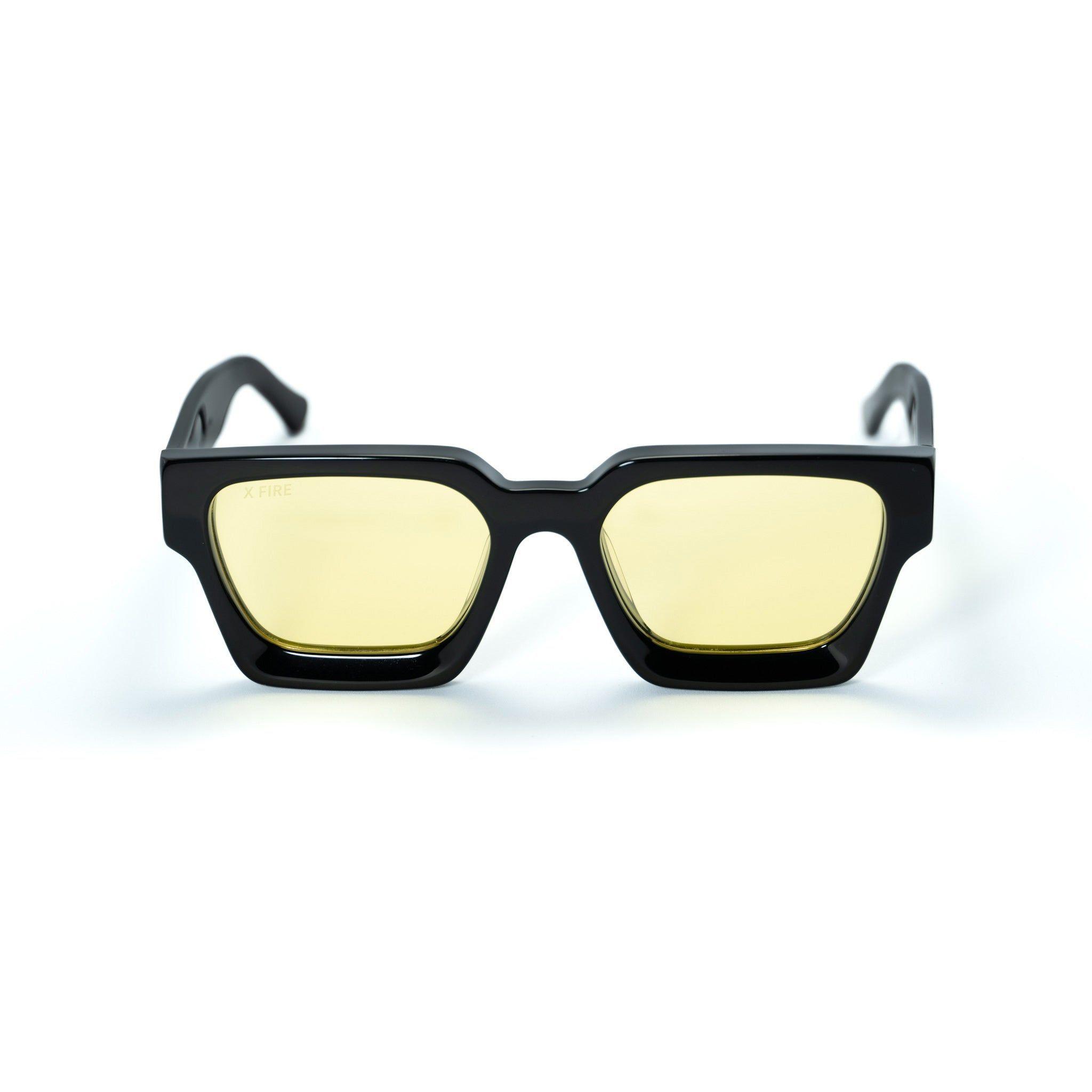 Lente de sol Negro Spargi / Amarillo UV400 X FIRE-0