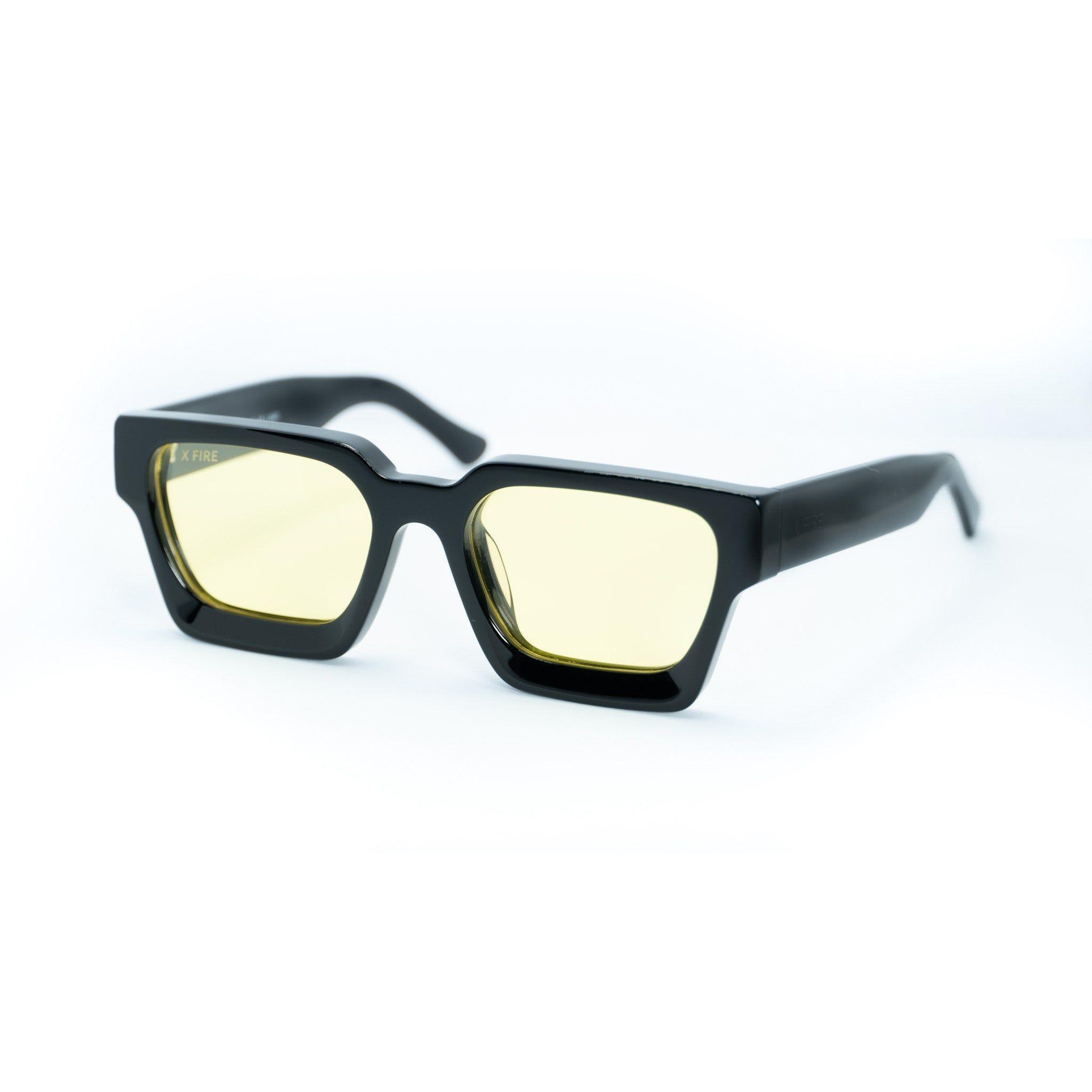 Lente de sol Negro Spargi / Amarillo UV400 X FIRE-3