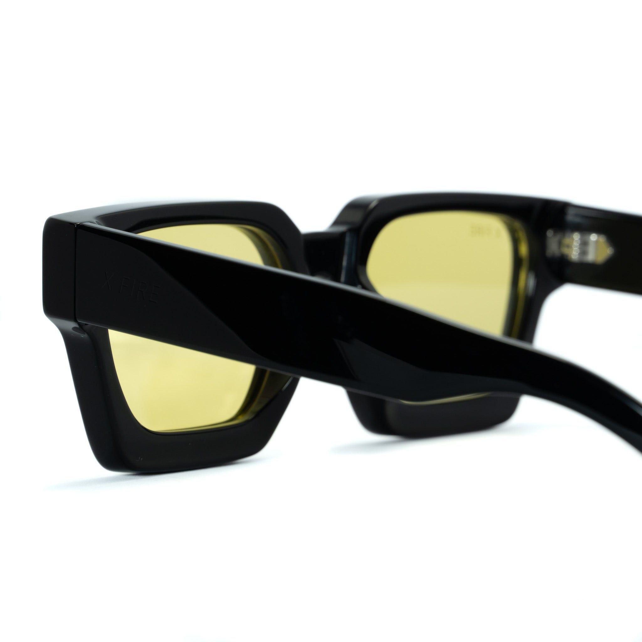 Lente de sol Negro Spargi / Amarillo UV400 X FIRE-5