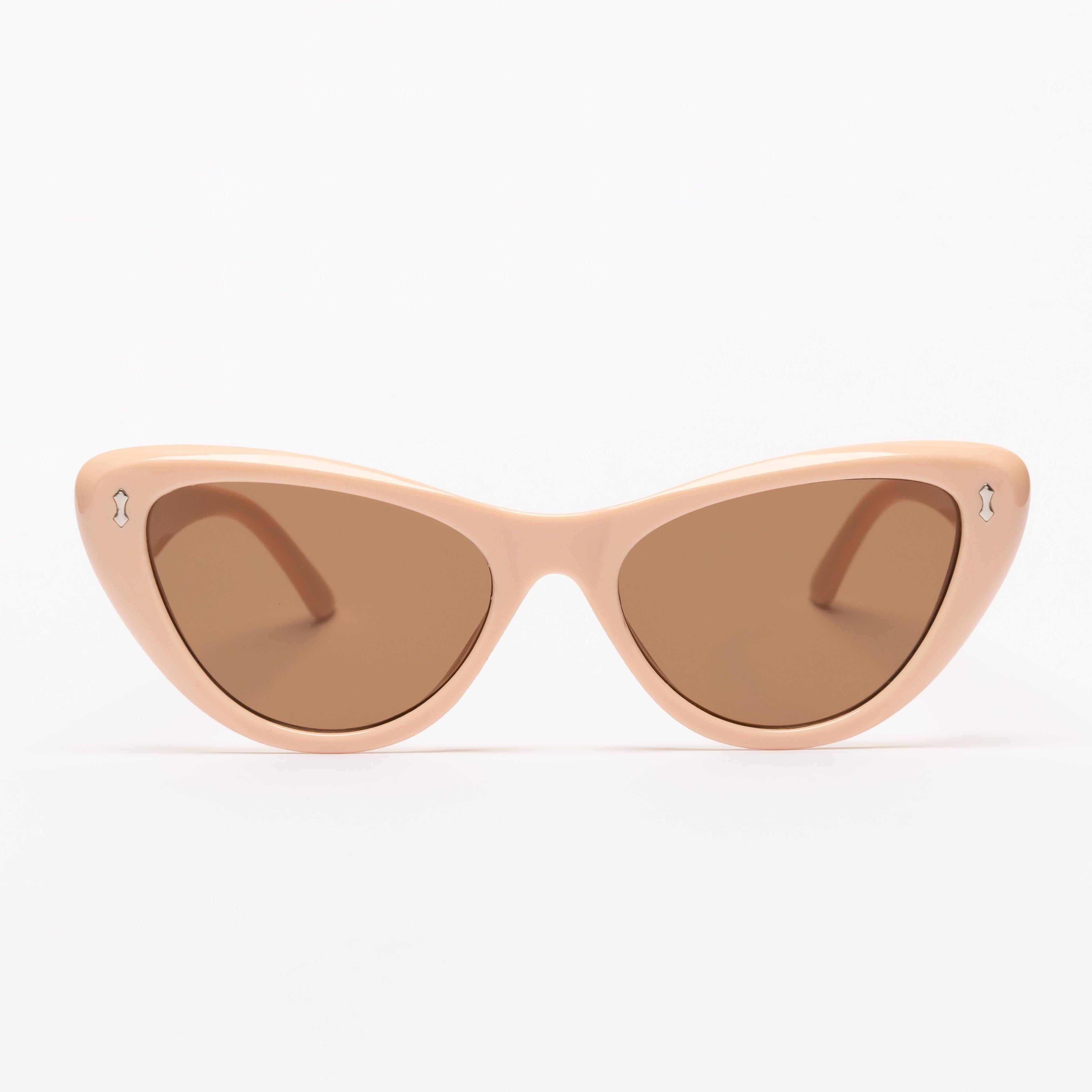 Lente de sol Beige Napoli / Café UV400 X FIRE-0