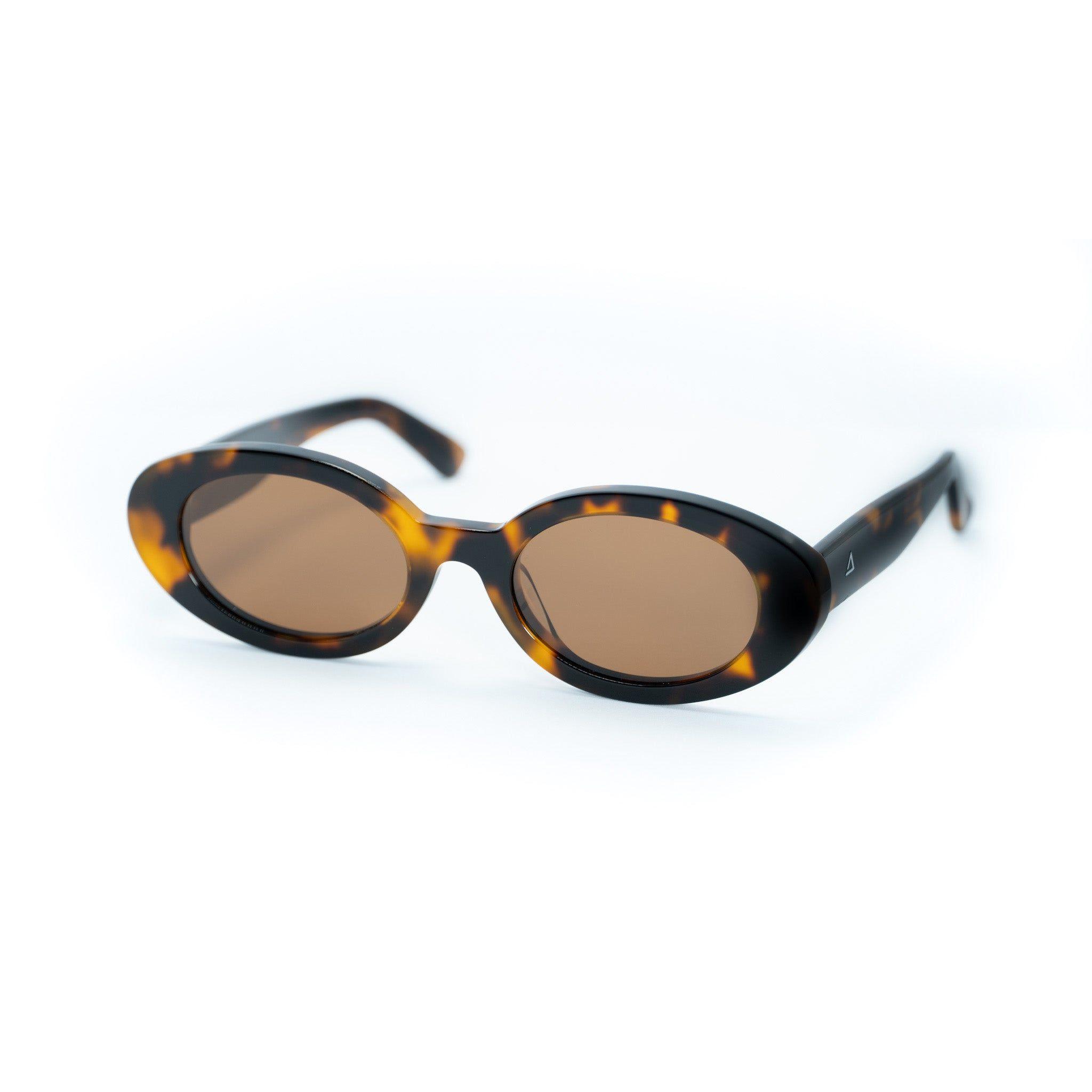 Lente de sol Mainz Animal Print / Café UV400 X-2