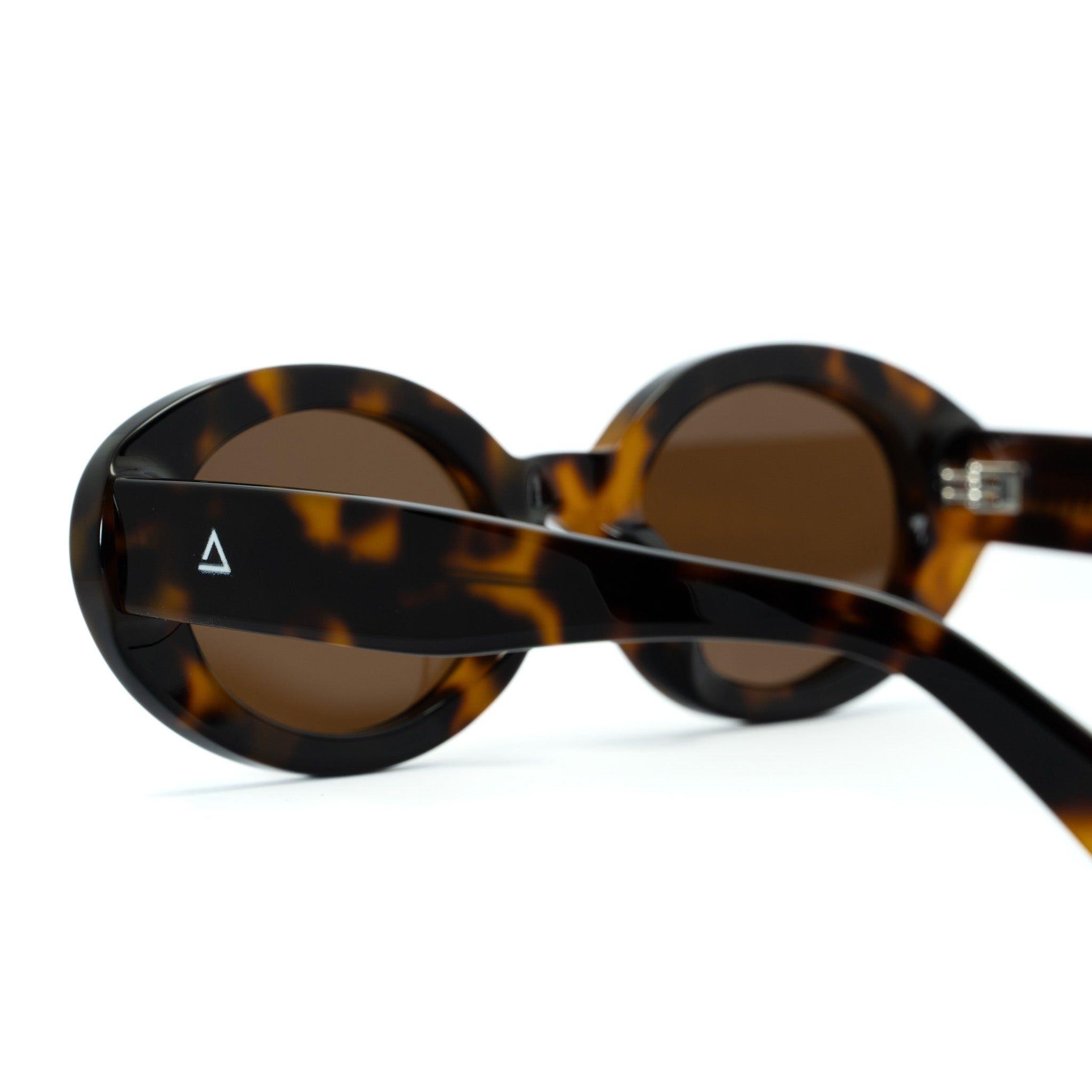Lente de sol Mainz Animal Print / Café UV400 X-4