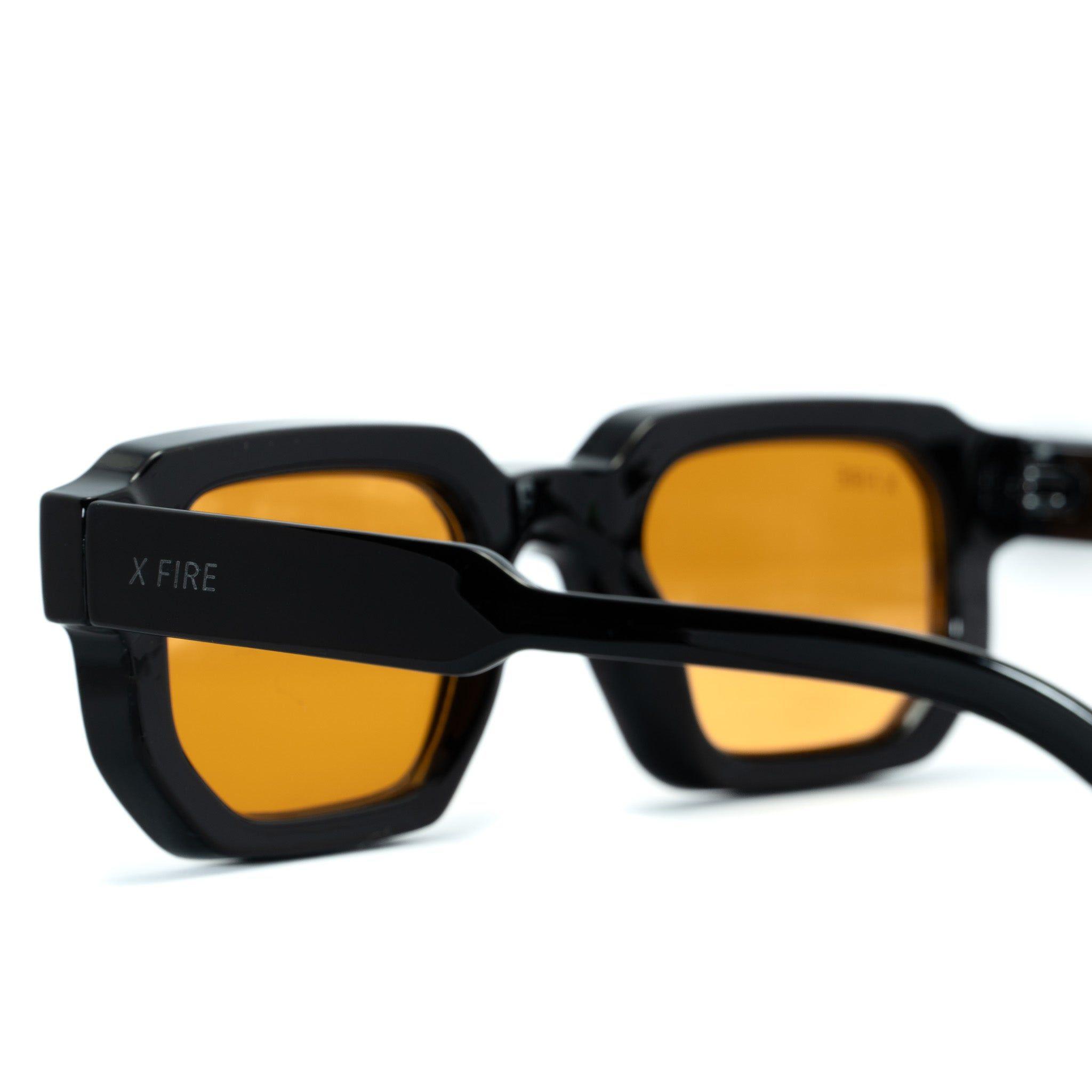 Lente de sol Negro Oasis / Naranjo UV400 X FIRE-3