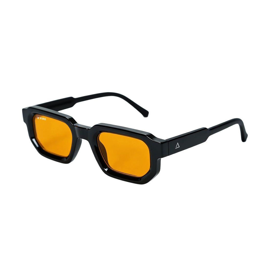 Lente de sol Negro Oasis / Naranjo UV400 X FIRE-7