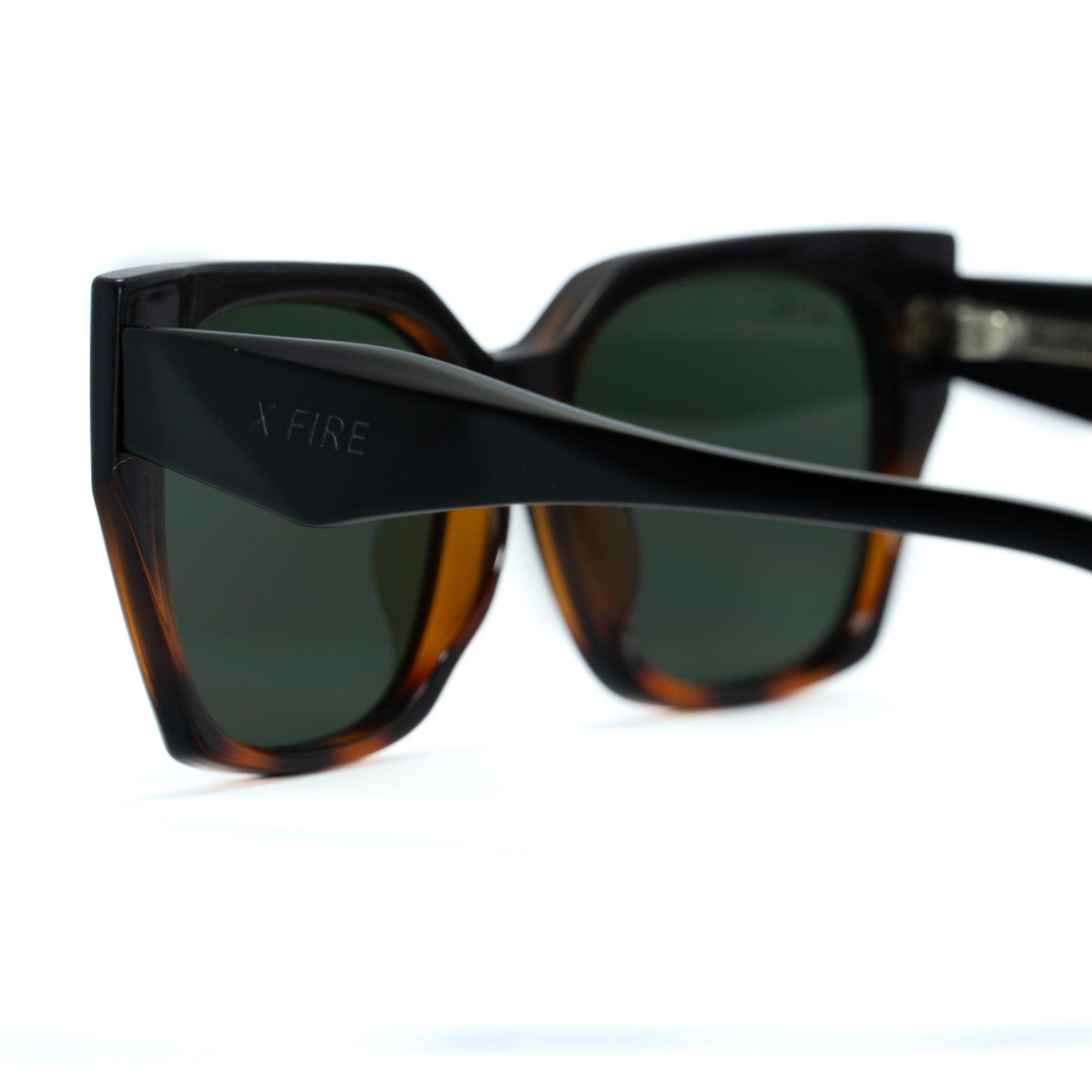 Lente de sol Animal Print Alessa / Verde UV400 X FIRE-4