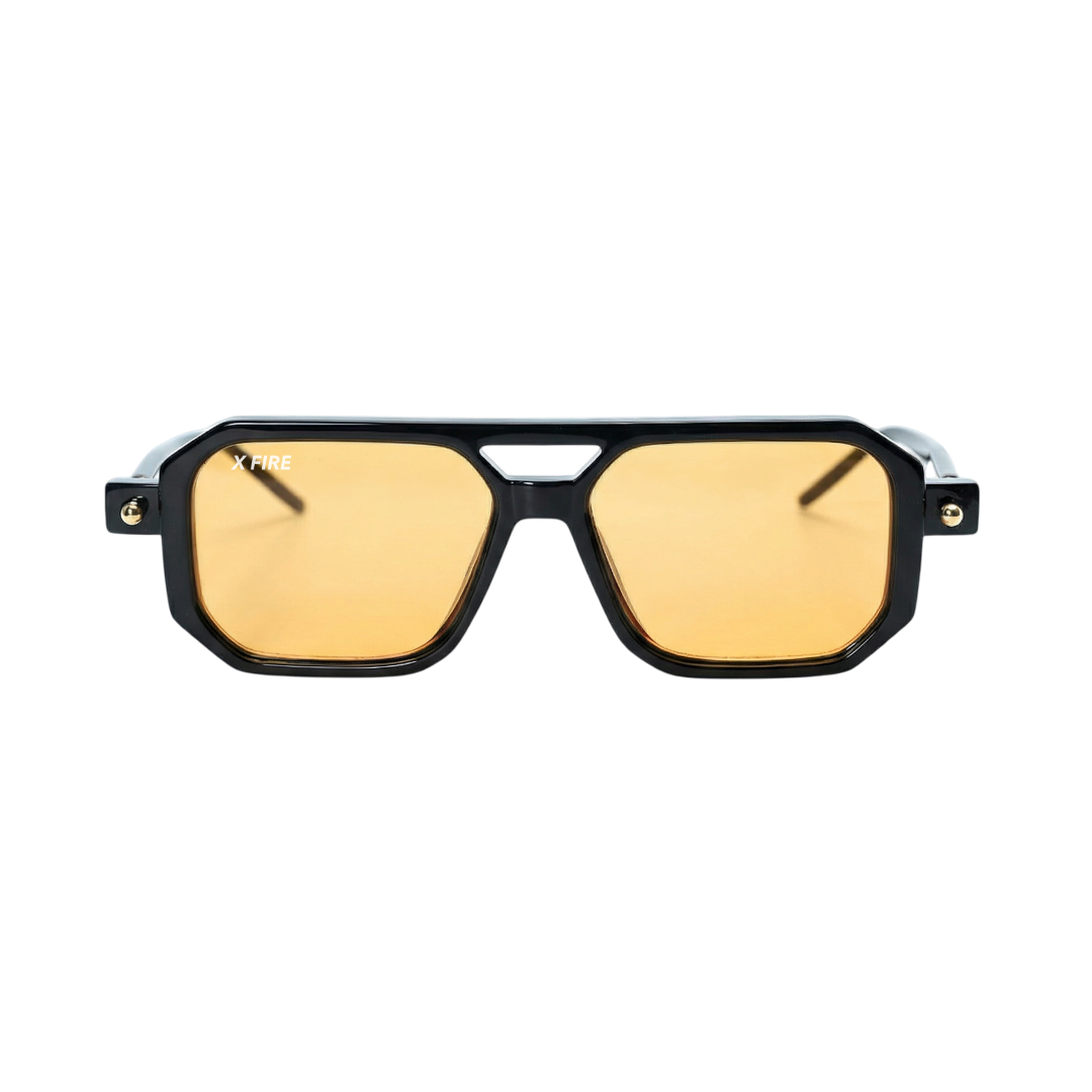 Lente de sol Bali negro/ Naranjo UV400 X FIRE-0