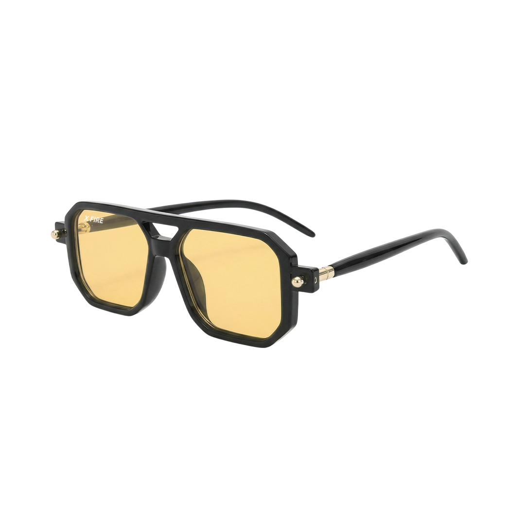 Lente de sol Bali negro/ Naranjo UV400 X FIRE-1