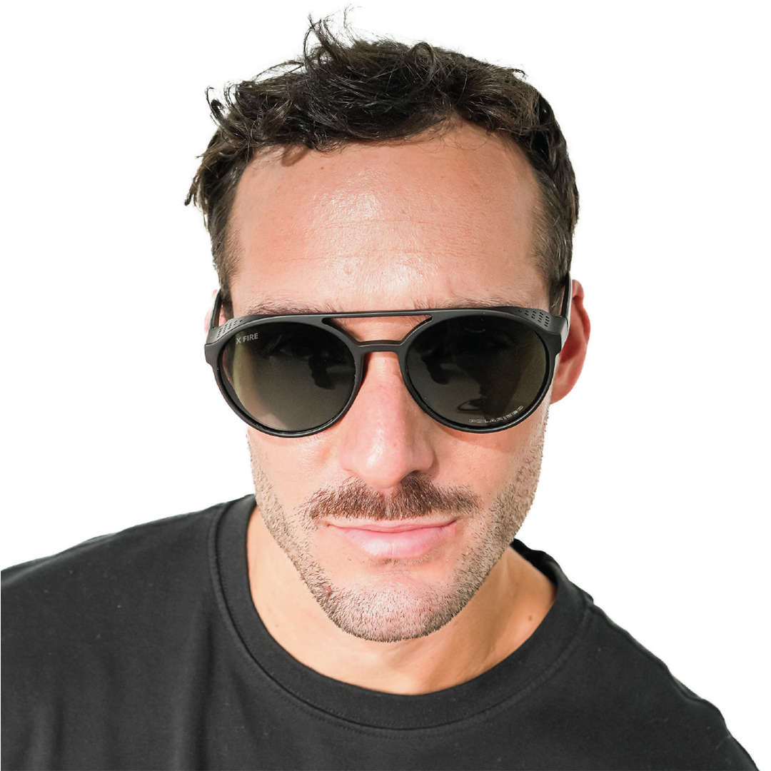 Lente de sol Negro Rekz / Negro UV400 X FIRE-6