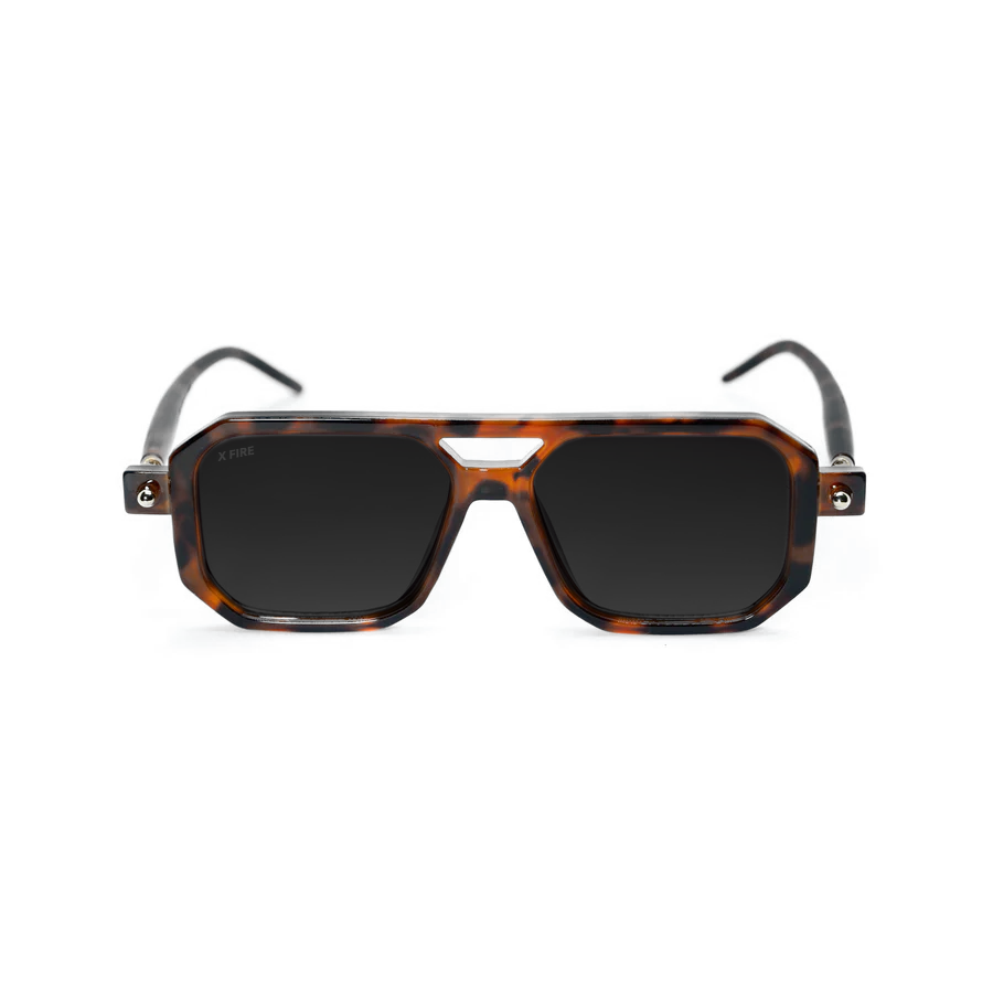Lente de sol Bali Animal Print / Negro UV400 X FIRE-3