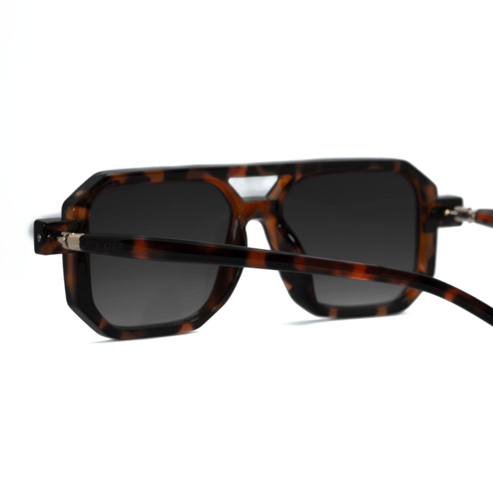 Lente de sol Bali Animal Print / Negro UV400 X FIRE-4