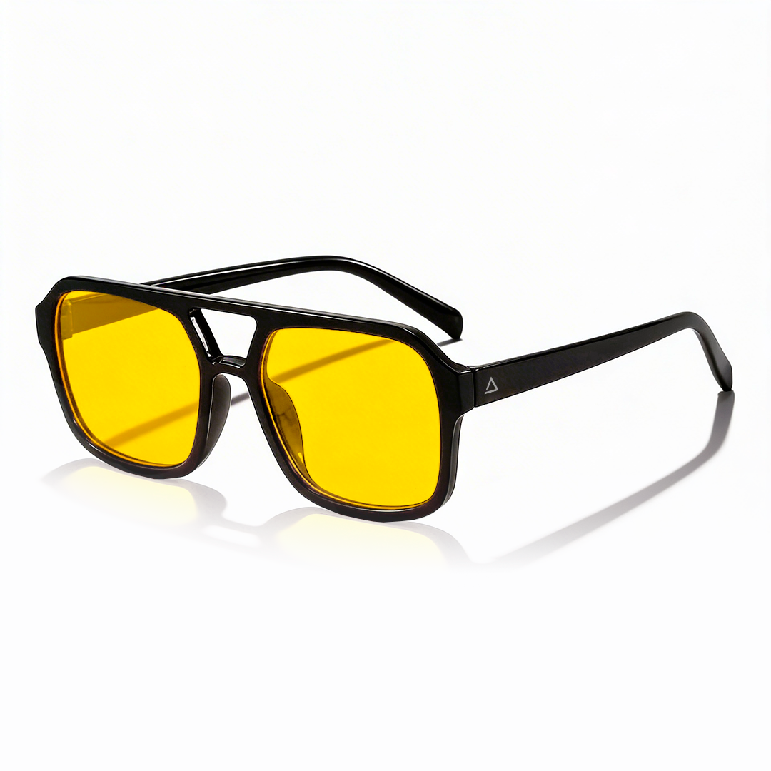 Lente de sol Negro Arezzo / Amarillo UV400 X FIRE-1