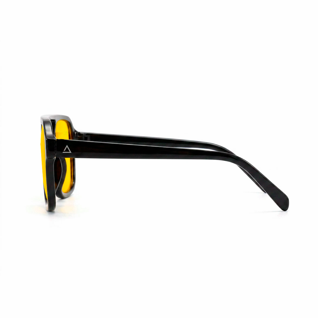 Lente de sol Negro Arezzo / Amarillo UV400 X FIRE-2