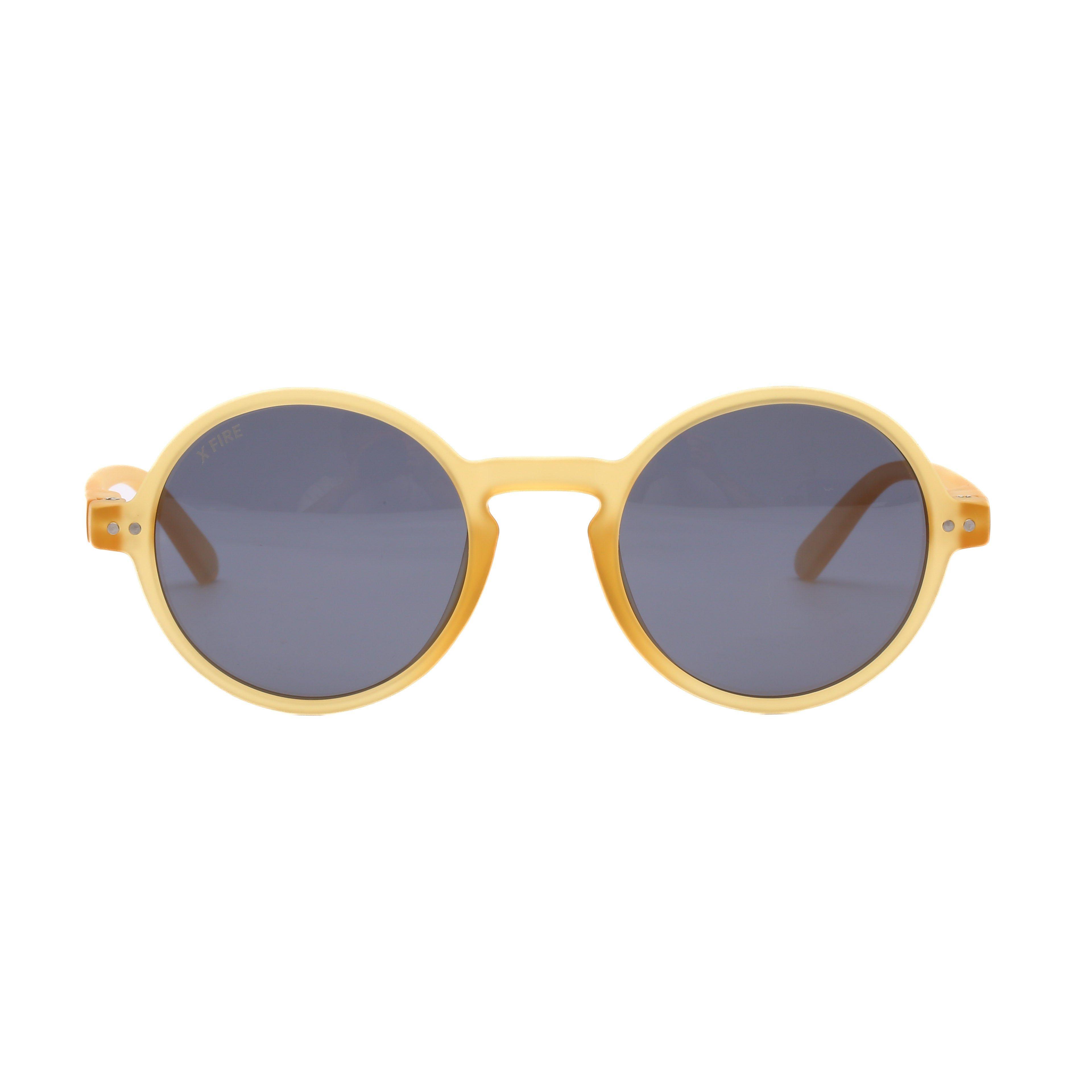 Lente de sol Amarillo Hakim / Negro UV400 X FIRE-0