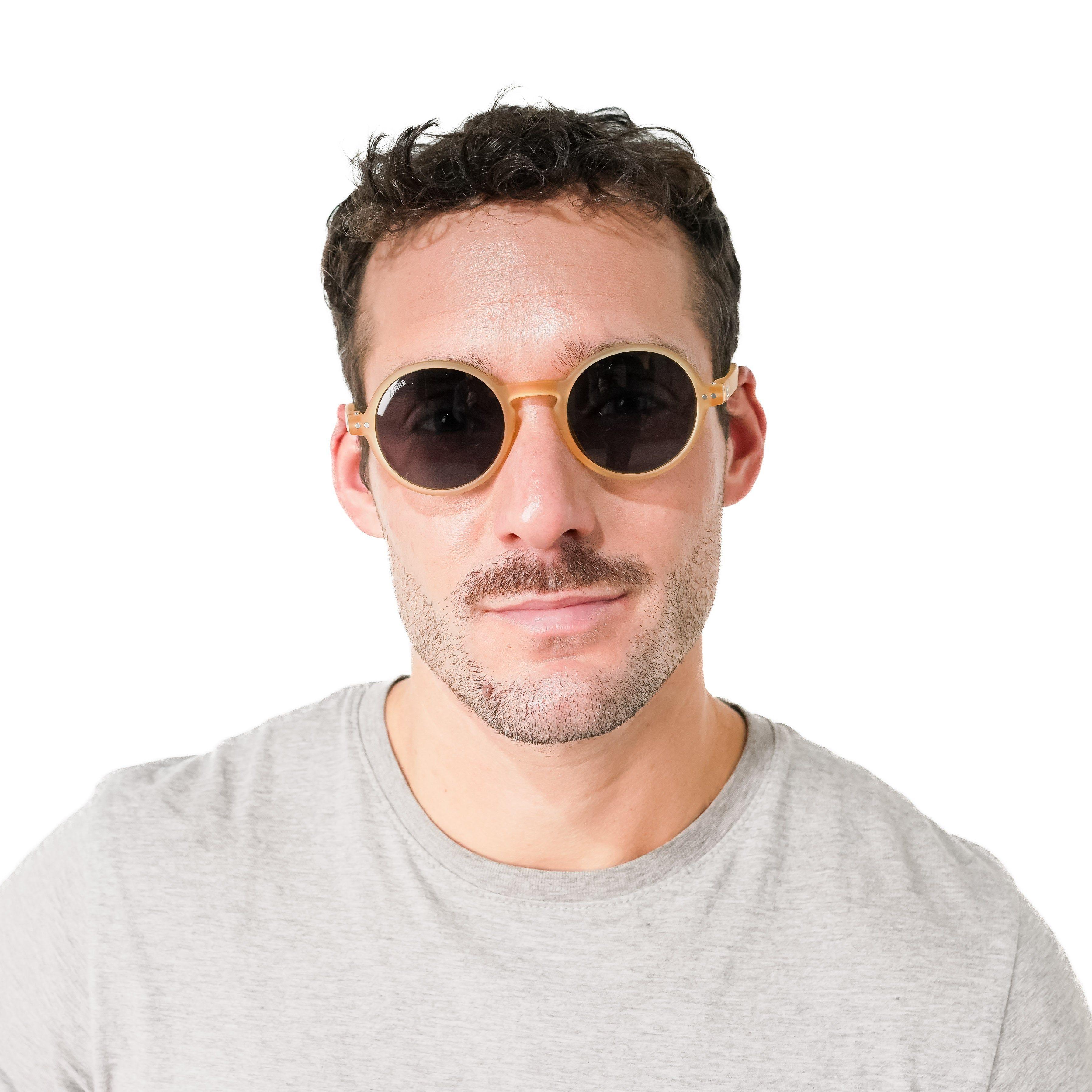 Lente de sol Amarillo Hakim / Negro UV400 X FIRE-6