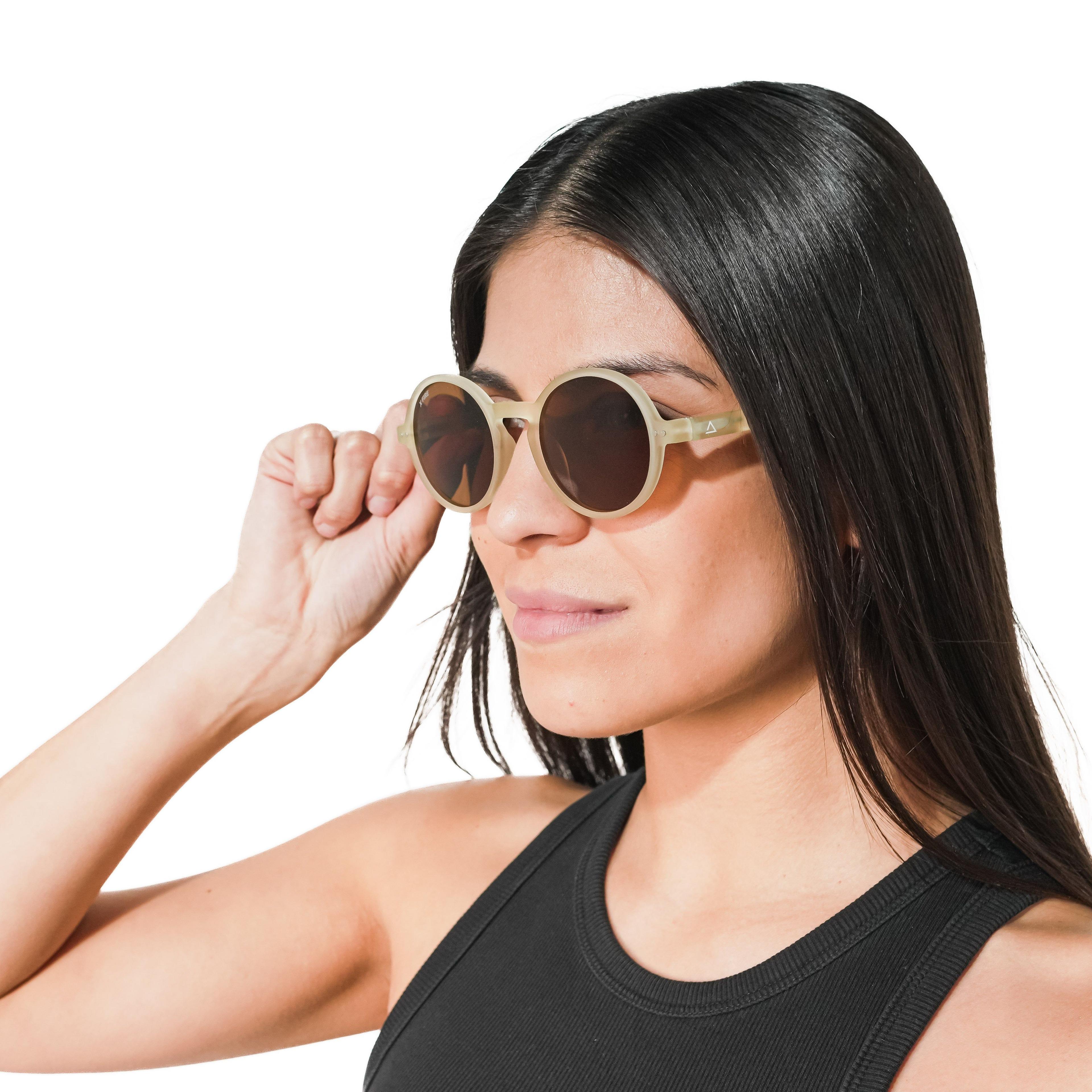Lente de sol Amarillo Hakim / Negro UV400 X FIRE-7