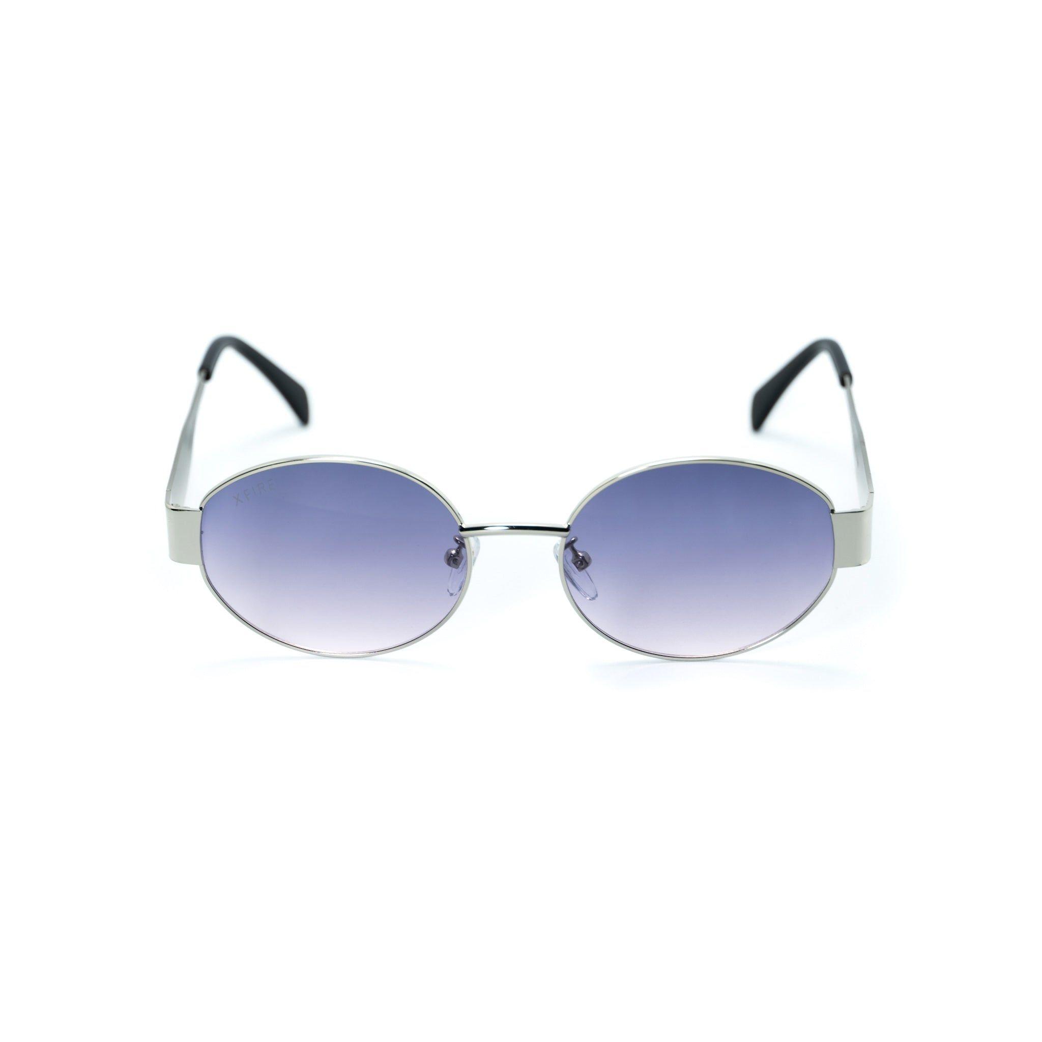 Lente de sol plateado Armonia / Morado UV400 X FIRE-0