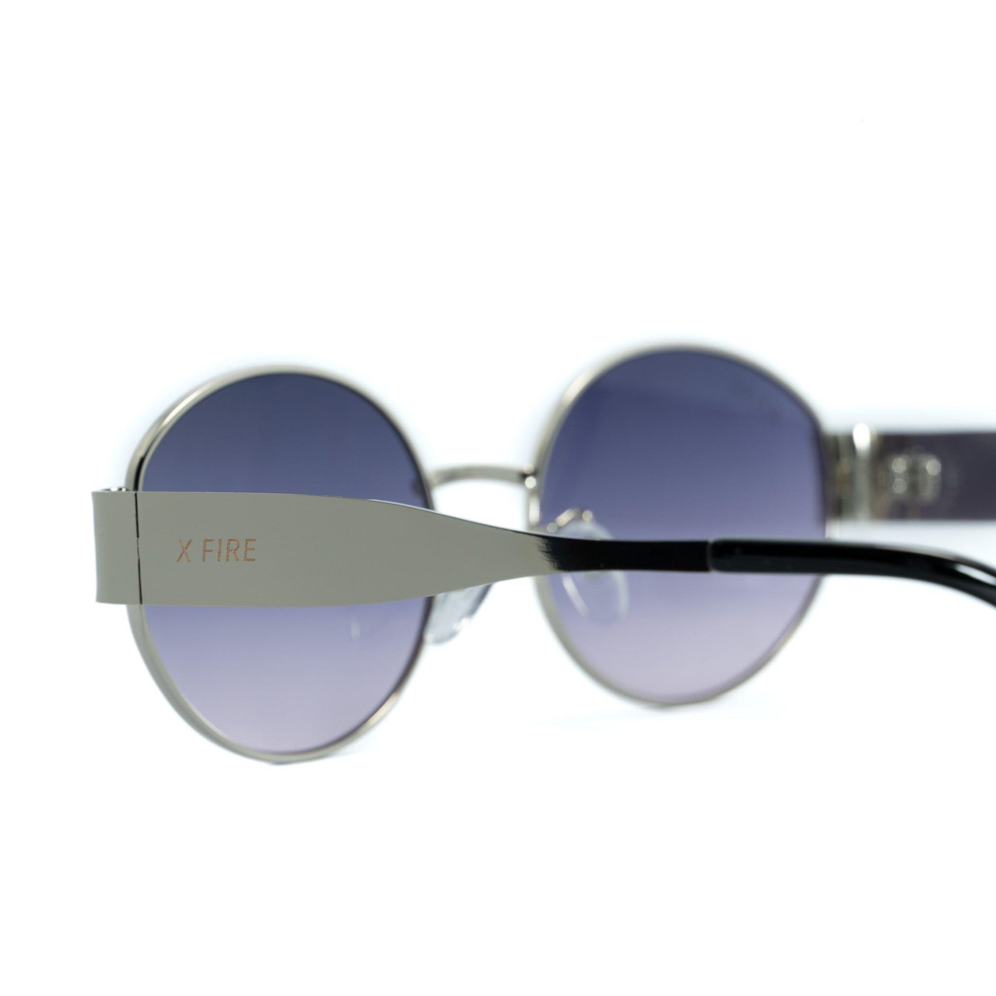 Lente de sol plateado Armonia / Morado UV400 X FIRE-2
