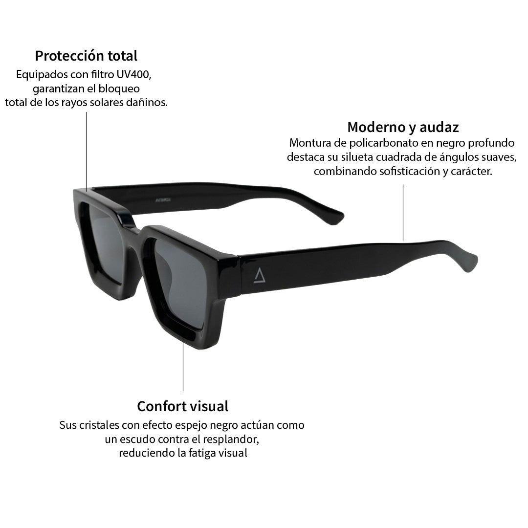 Lente de sol Negro Soneva / Negro UV400 X FIRE-3