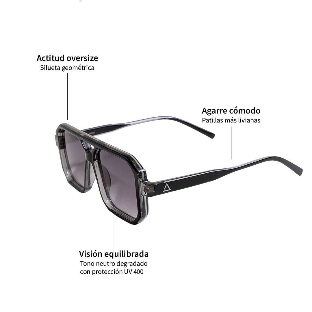 Lente de sol Cassis Negro / Negro UV400 X FIRE-6