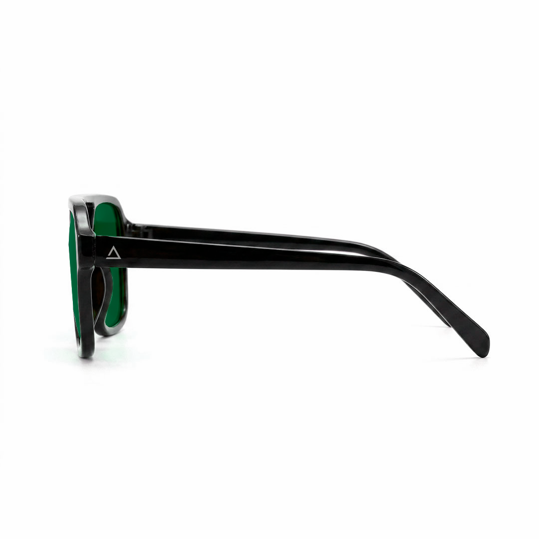 Lente de sol negro Arezzo / Verde UV400 X FIRE-2