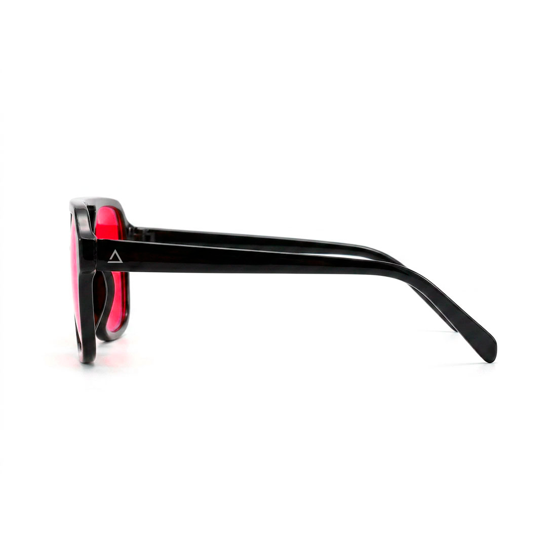 Lente de sol Negro Arezzo / Rojo UV400 X FIRE-2