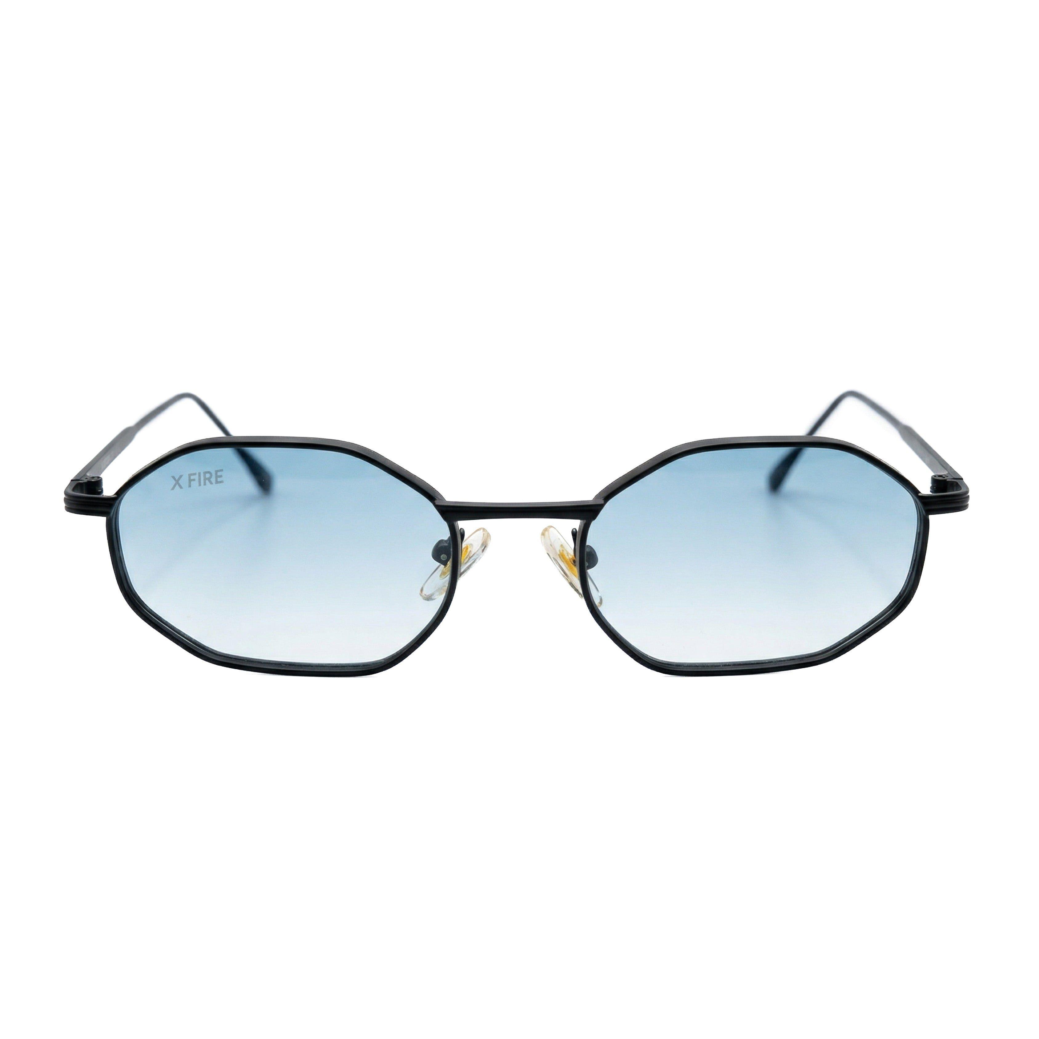 Lente de sol Negro Venchi / Transparente Azul UV400 X FIRE-0