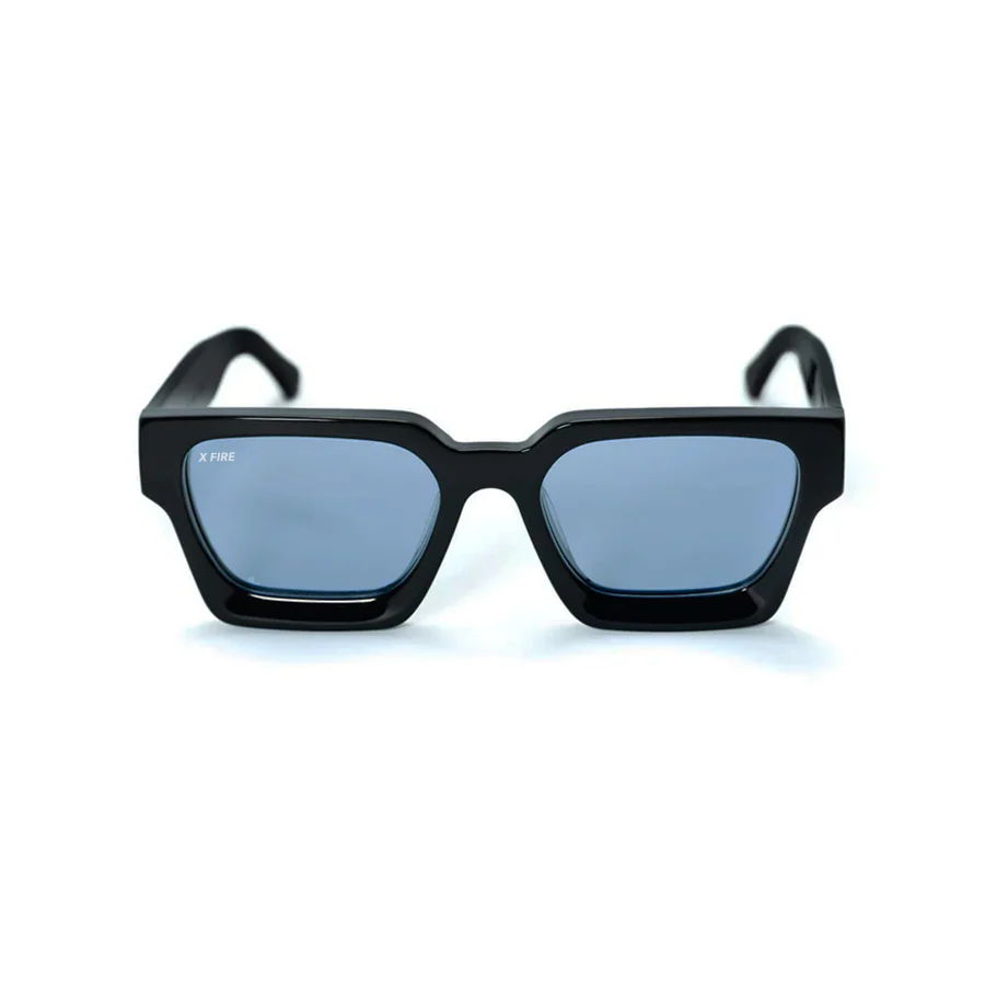 Lente de sol Negro Spargi / Azul UV400 X FIRE-0