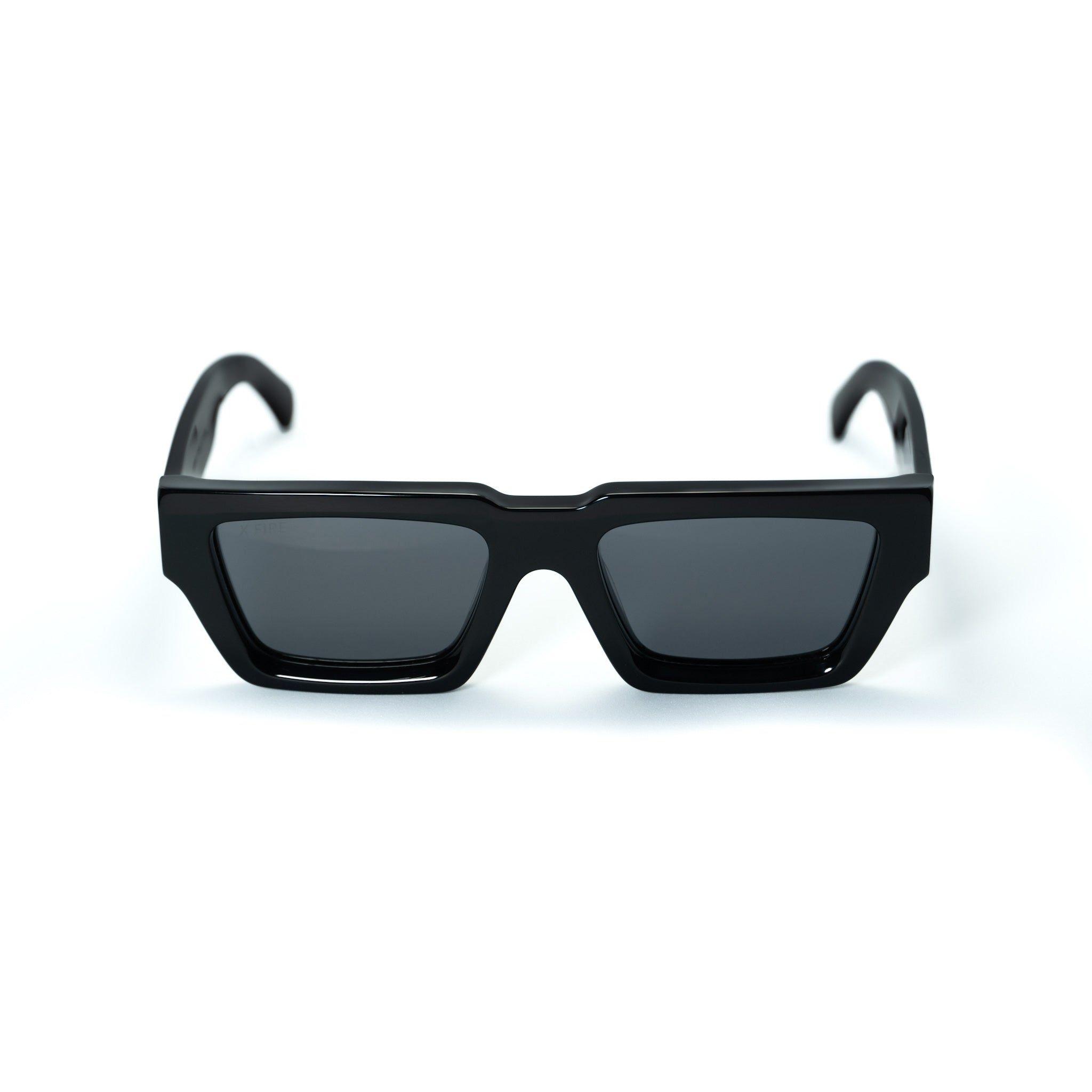 Lente de sol Bayat Negro / Negro UV400 X FIRE-0