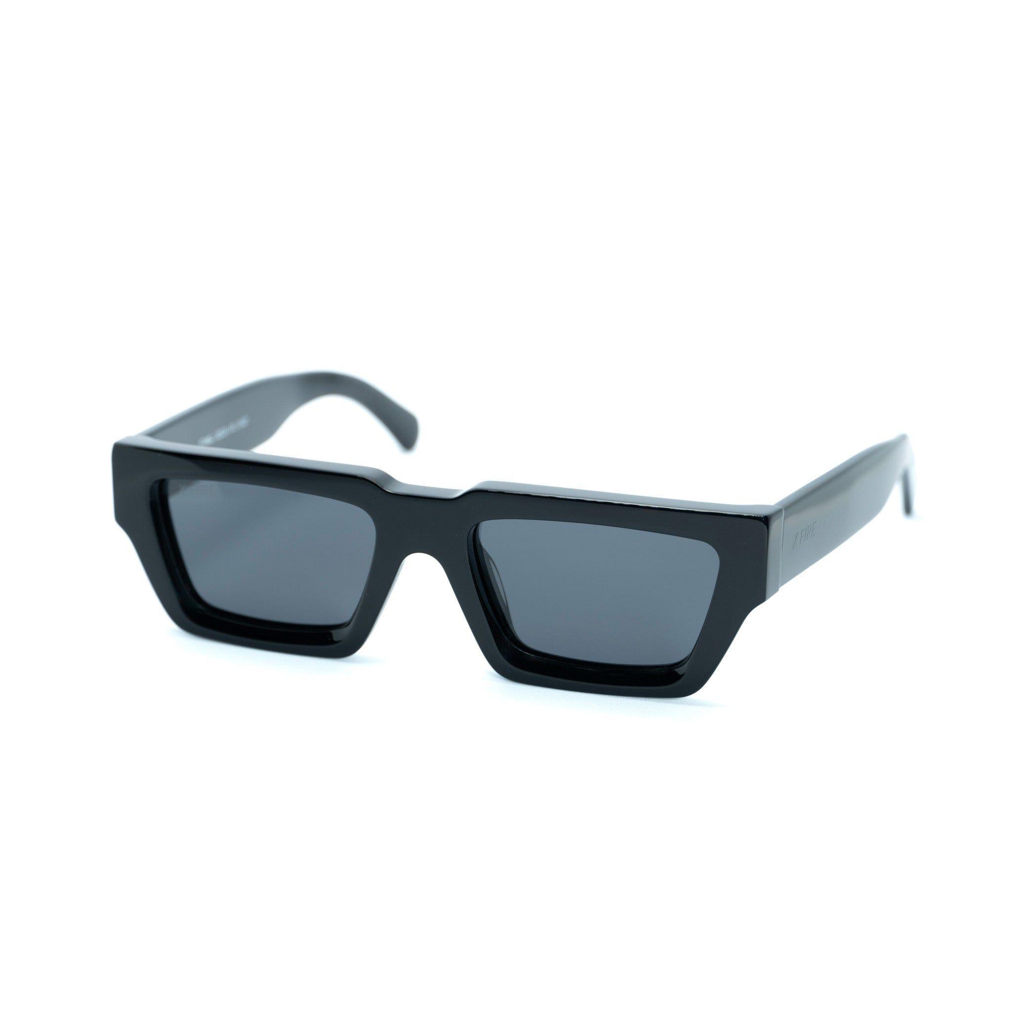 Lente de sol Bayat Negro / Negro UV400 X FIRE-1