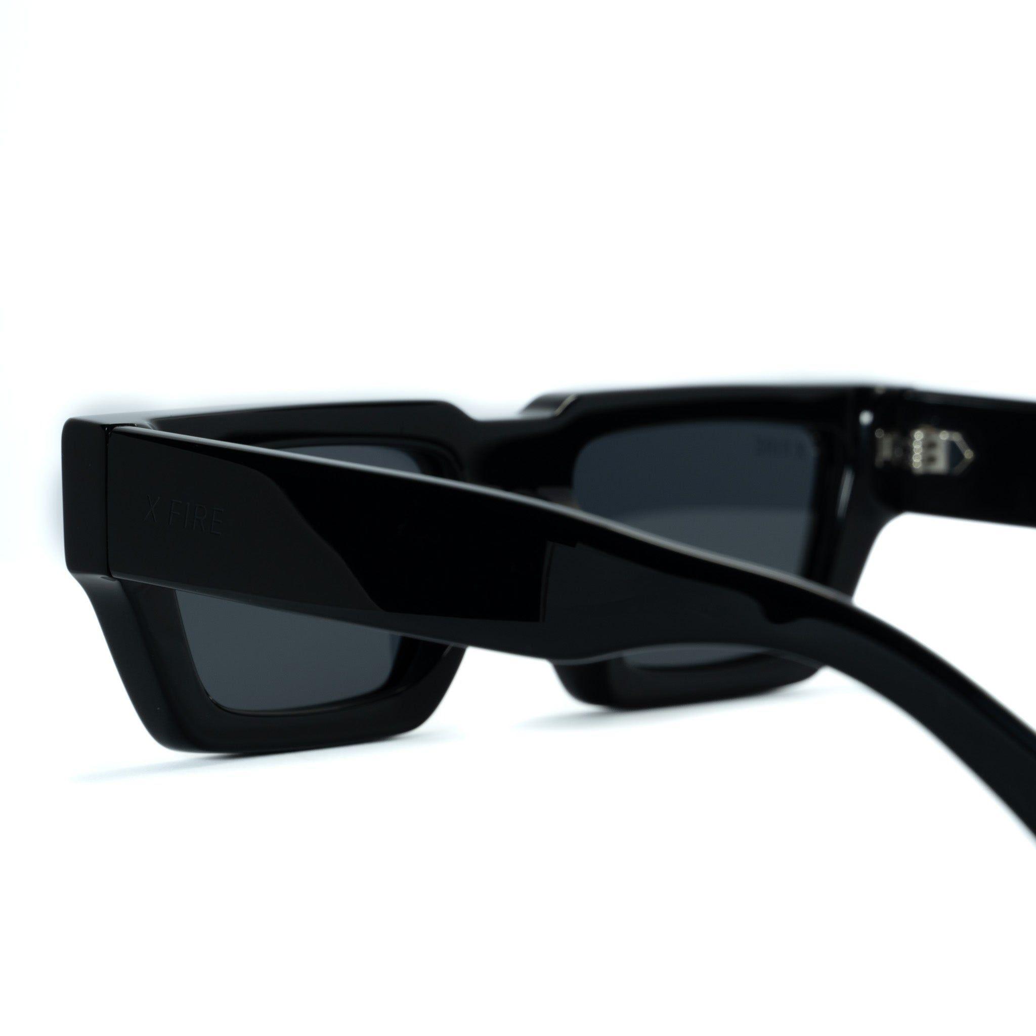 Lente de sol Bayat Negro / Negro UV400 X FIRE-2