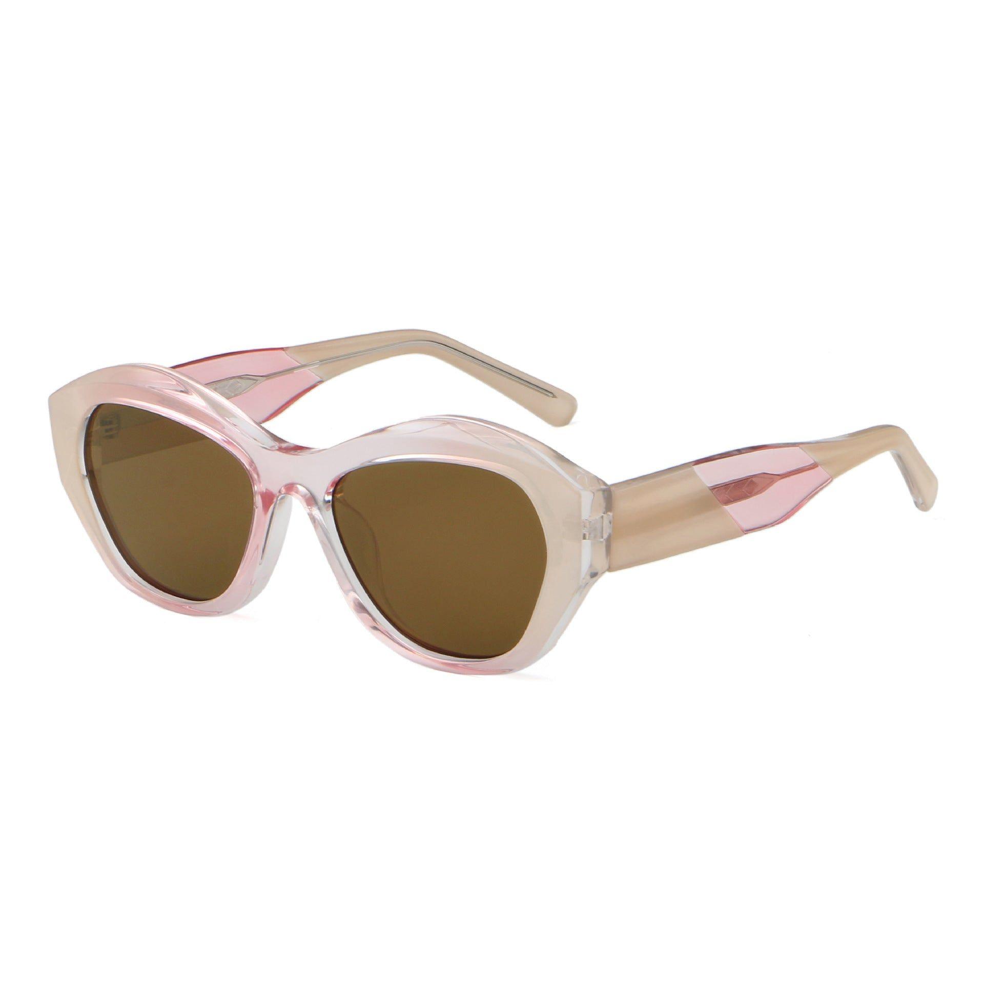 Lente de sol Rosado Idalia / Café UV400 X FIRE-2
