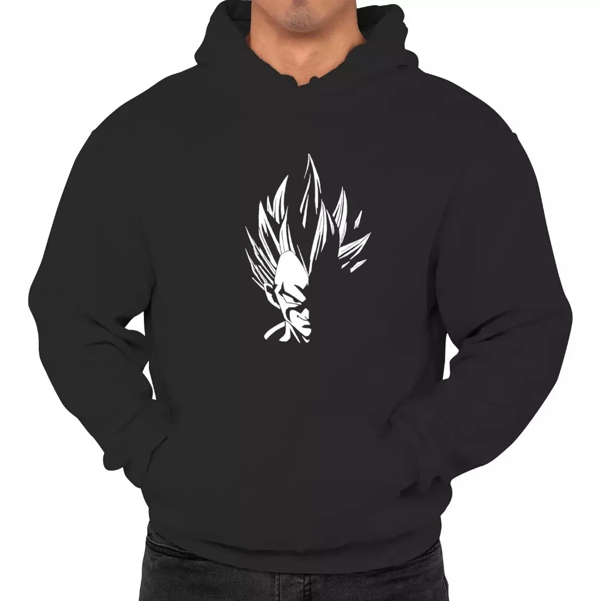 poleron estampado diseño dragon ball algodón-0