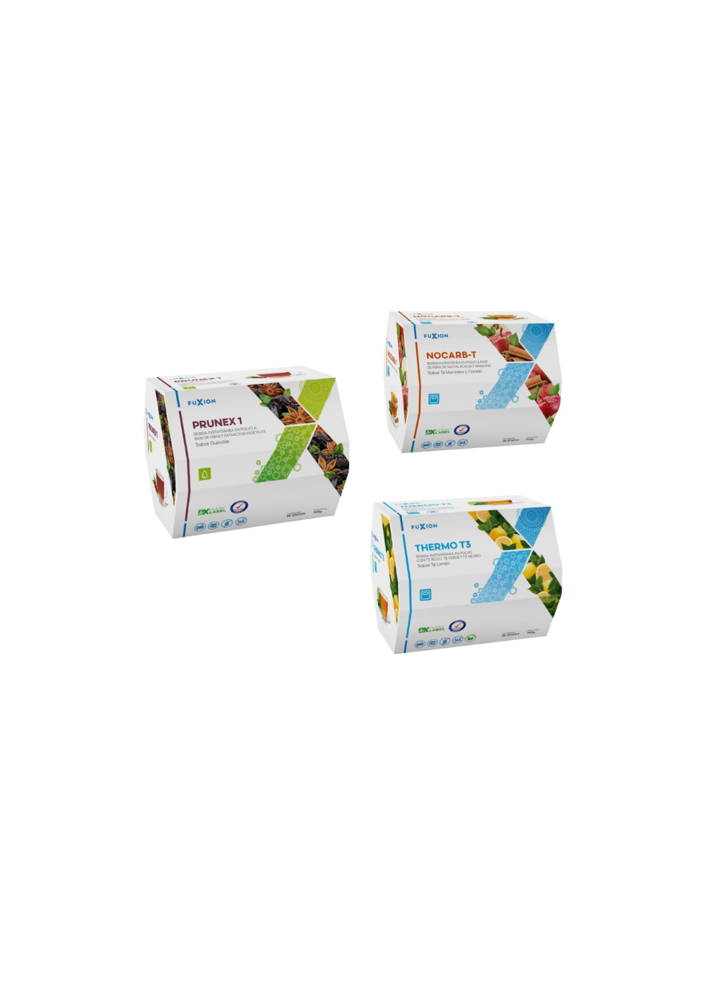 Tripack Quema grasa Prunex Thermot3 Nocarbt-0