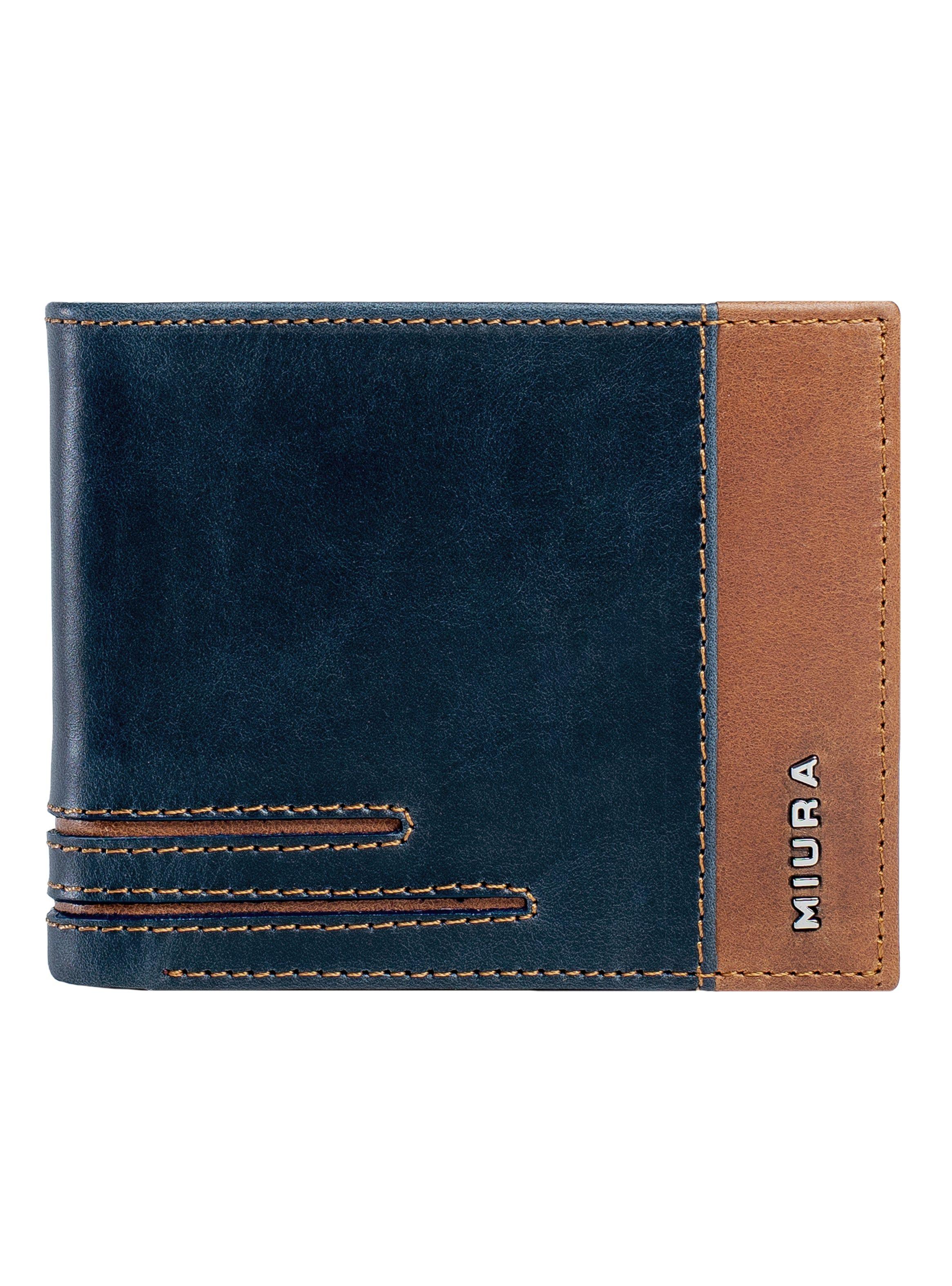 Billetera Hombre Miura Mod. Igor 100% Cuero Natural-0