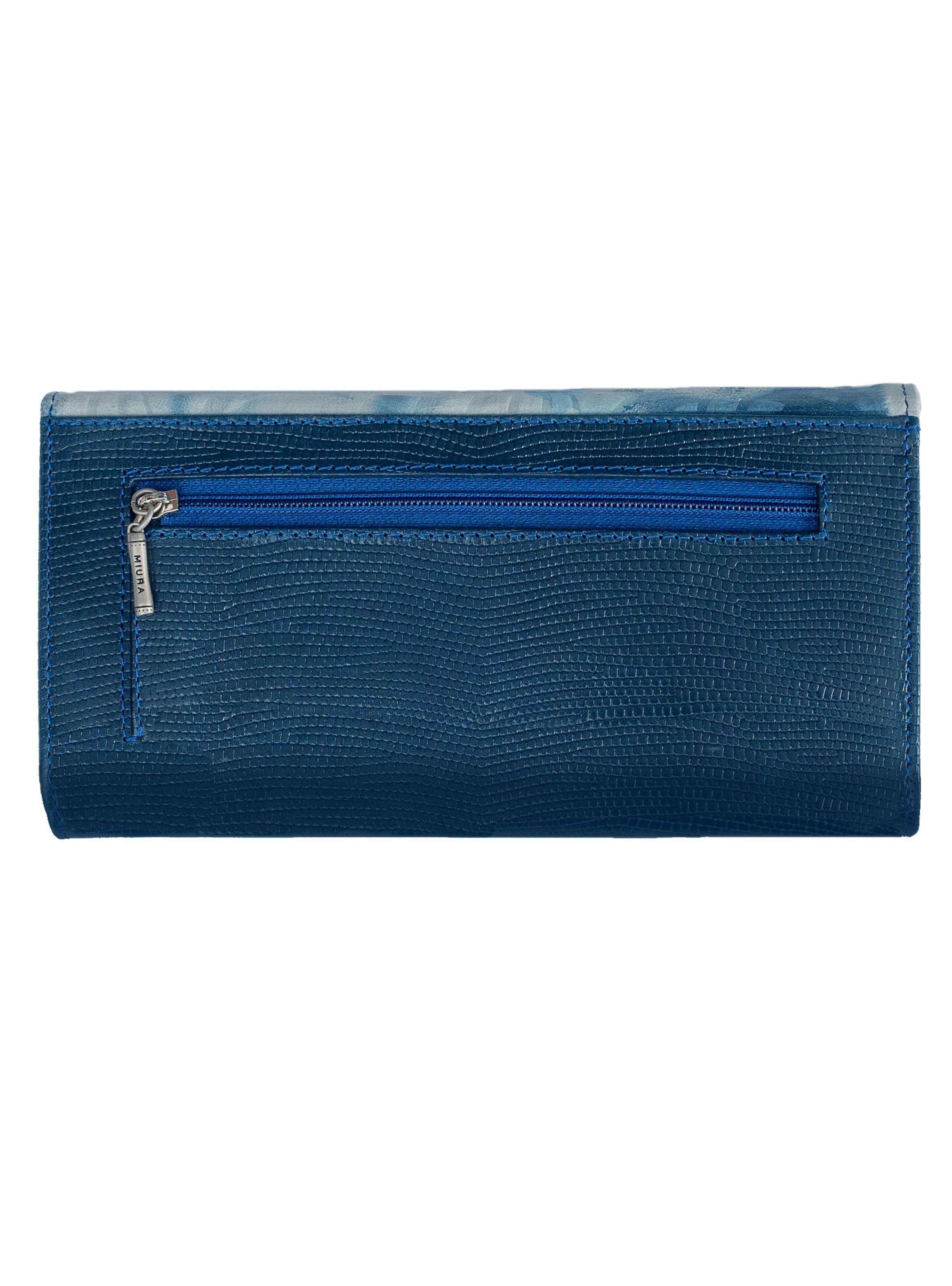 Billetera Mujer Miura Mod. Giulia 100% Cuero Natural con protección RFID-2