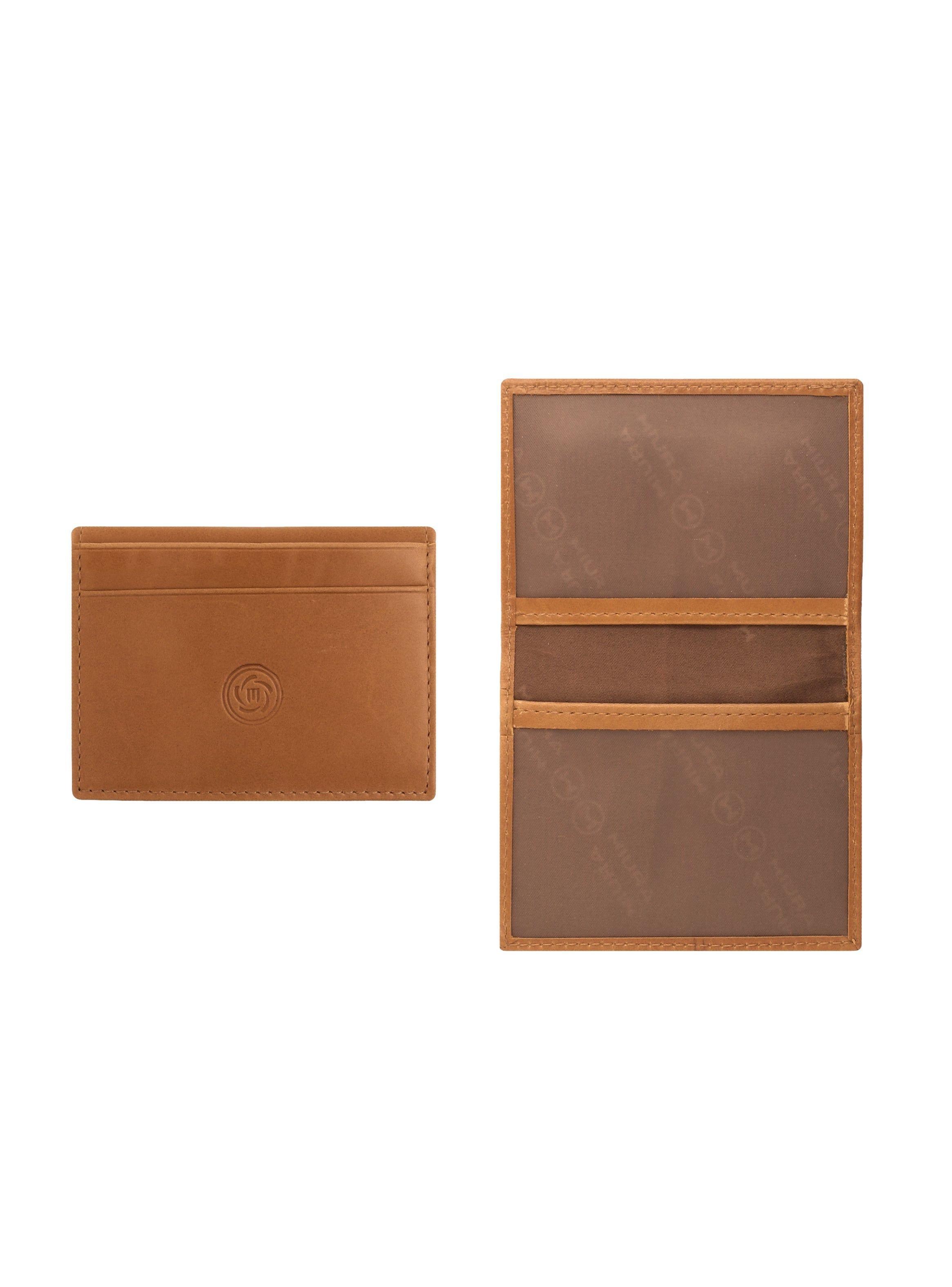 Billetera Hombre Miura Mod. Donato 100% Cuero Natural con protección RFID con tarjetero adicional-4