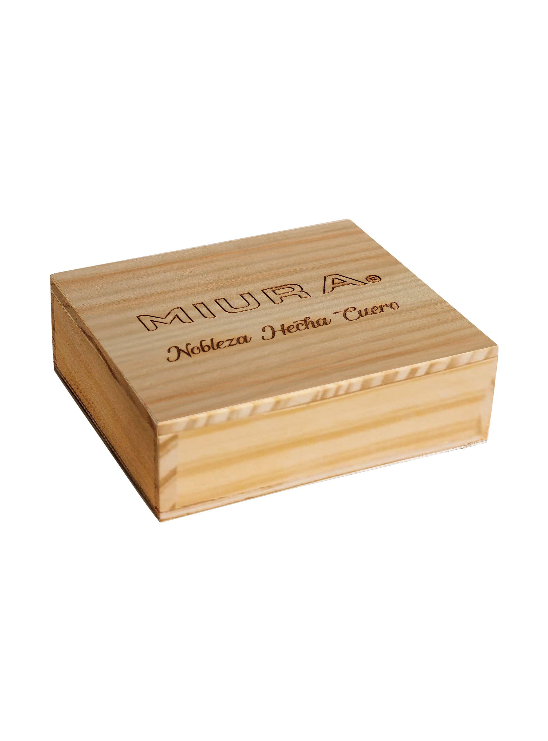 Billetera Hombre Miura Mod. Donato 100% Cuero Natural con protección RFID con tarjetero adicional-5