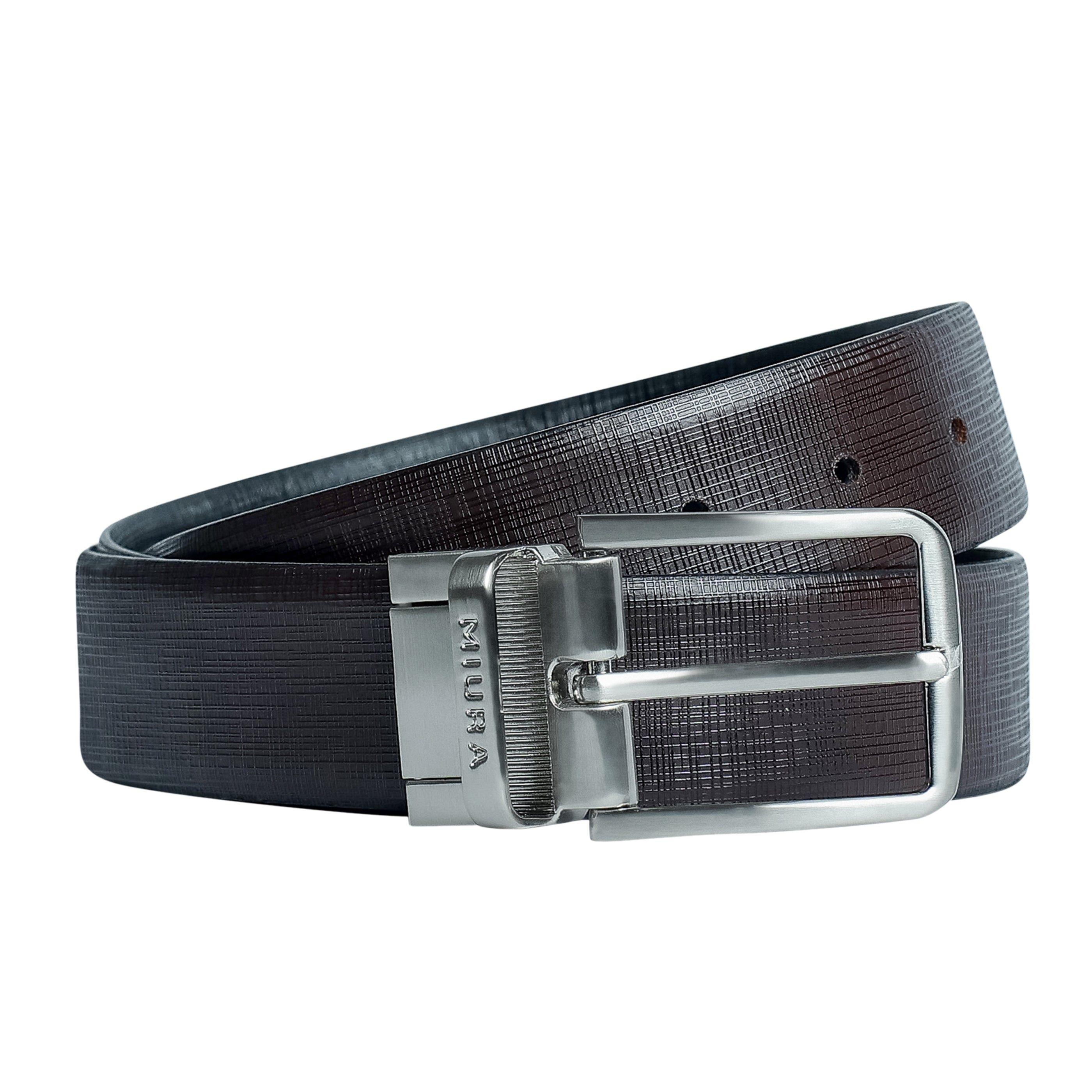 Cinturón Hombre Miura Mod. Ivo Reversible 100% Cuero Natural-0