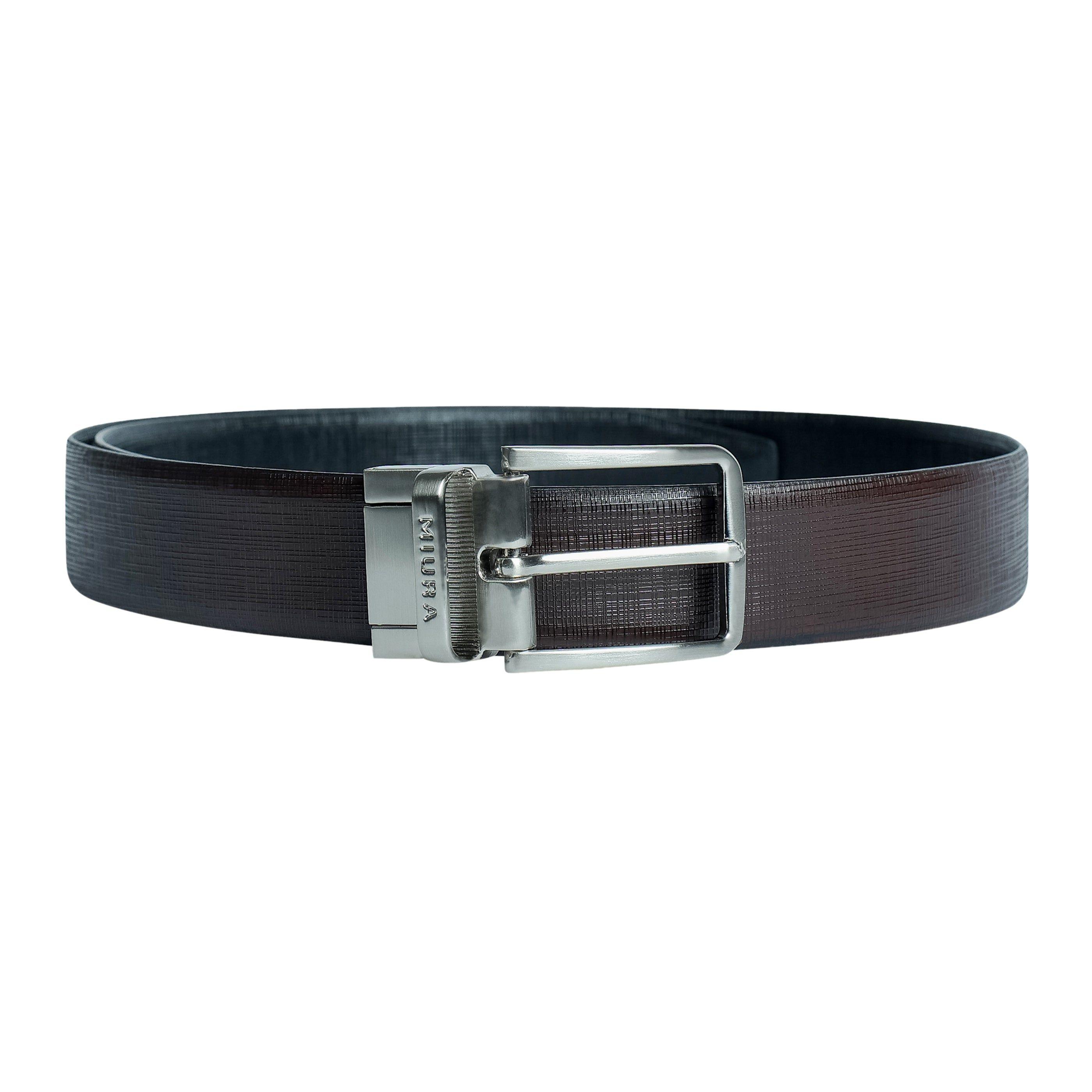 Cinturón Hombre Miura Mod. Ivo Reversible 100% Cuero Natural-4