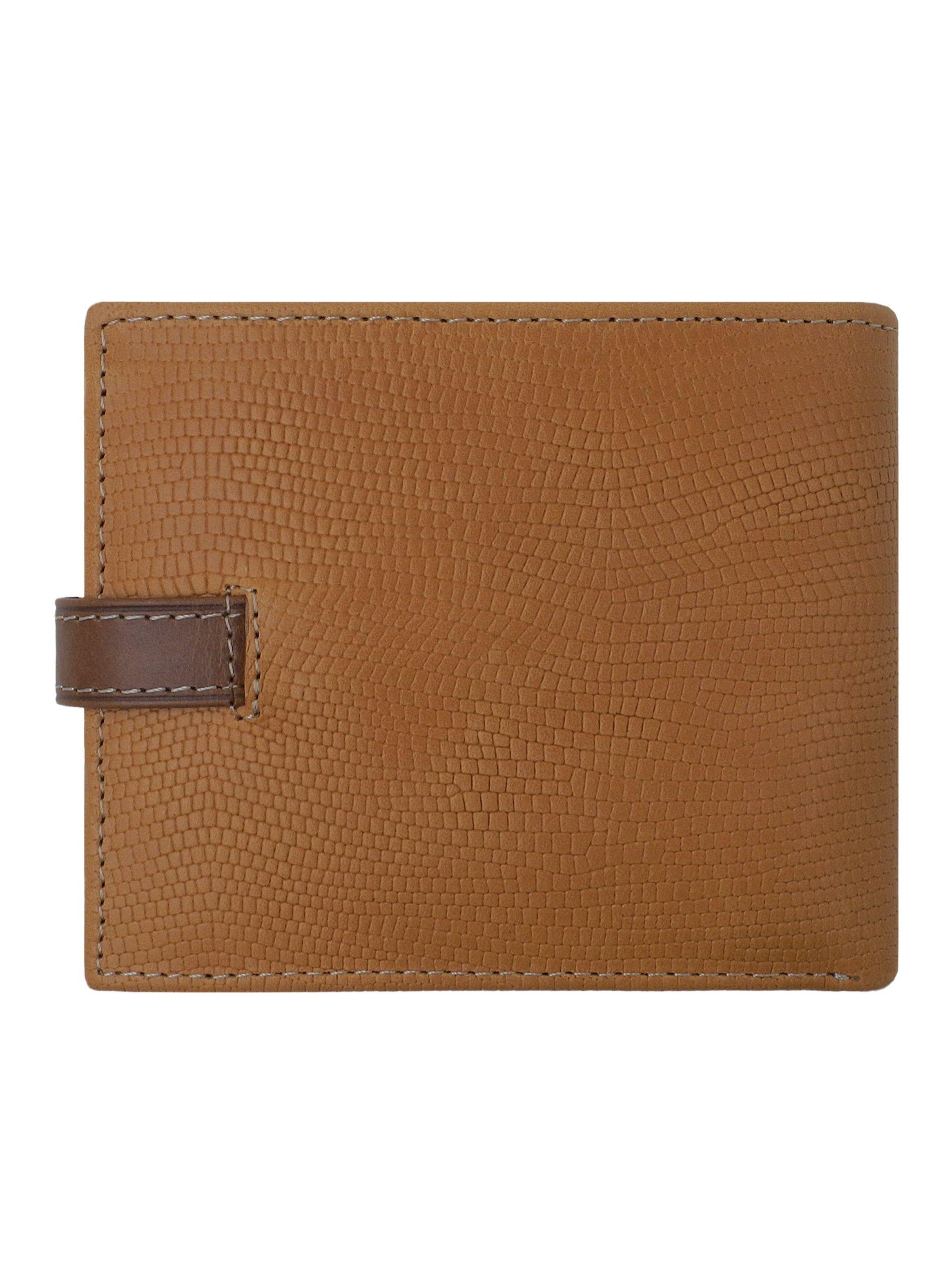 Billetera Hombre Miura Mod. Cleus 100% Cuero Natural con tarjetero adicional-4
