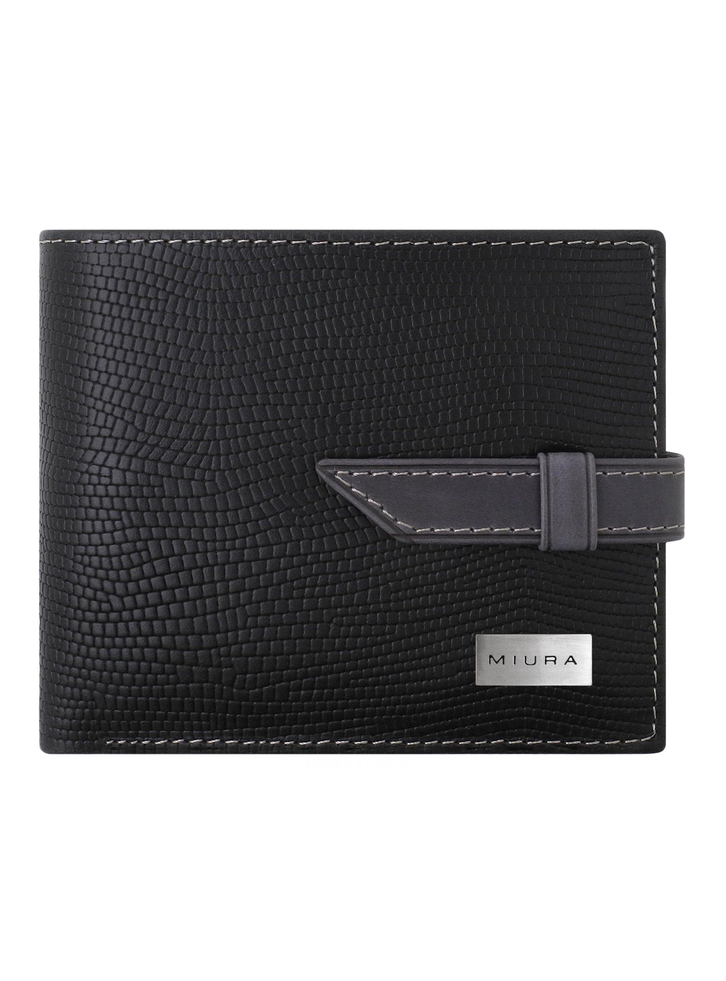 Billetera Hombre Miura Mod. Cleus 100% Cuero Natural con tarjetero adicional-0