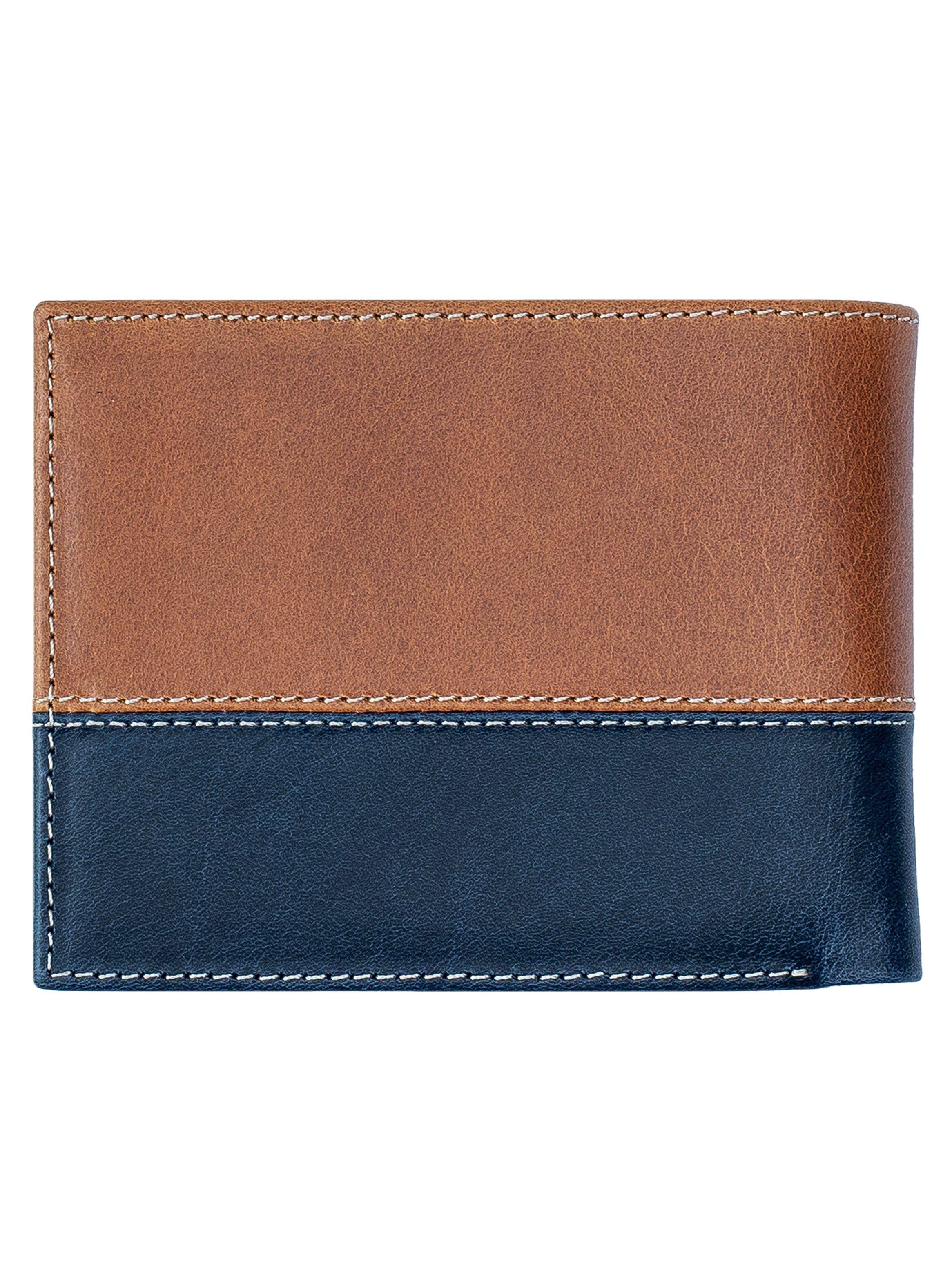 Billetera Hombre Miura Mod. Arnold 100% Cuero Natural con protección RFID con tarjetero adicional-4