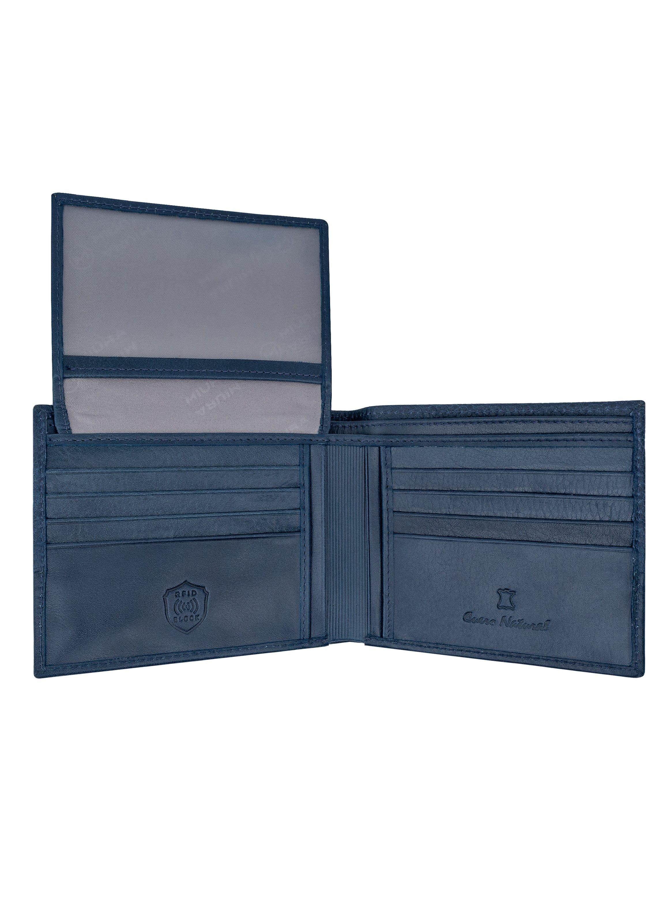 Billetera Hombre Miura Mod. Luciano 100% Cuero Natural-2