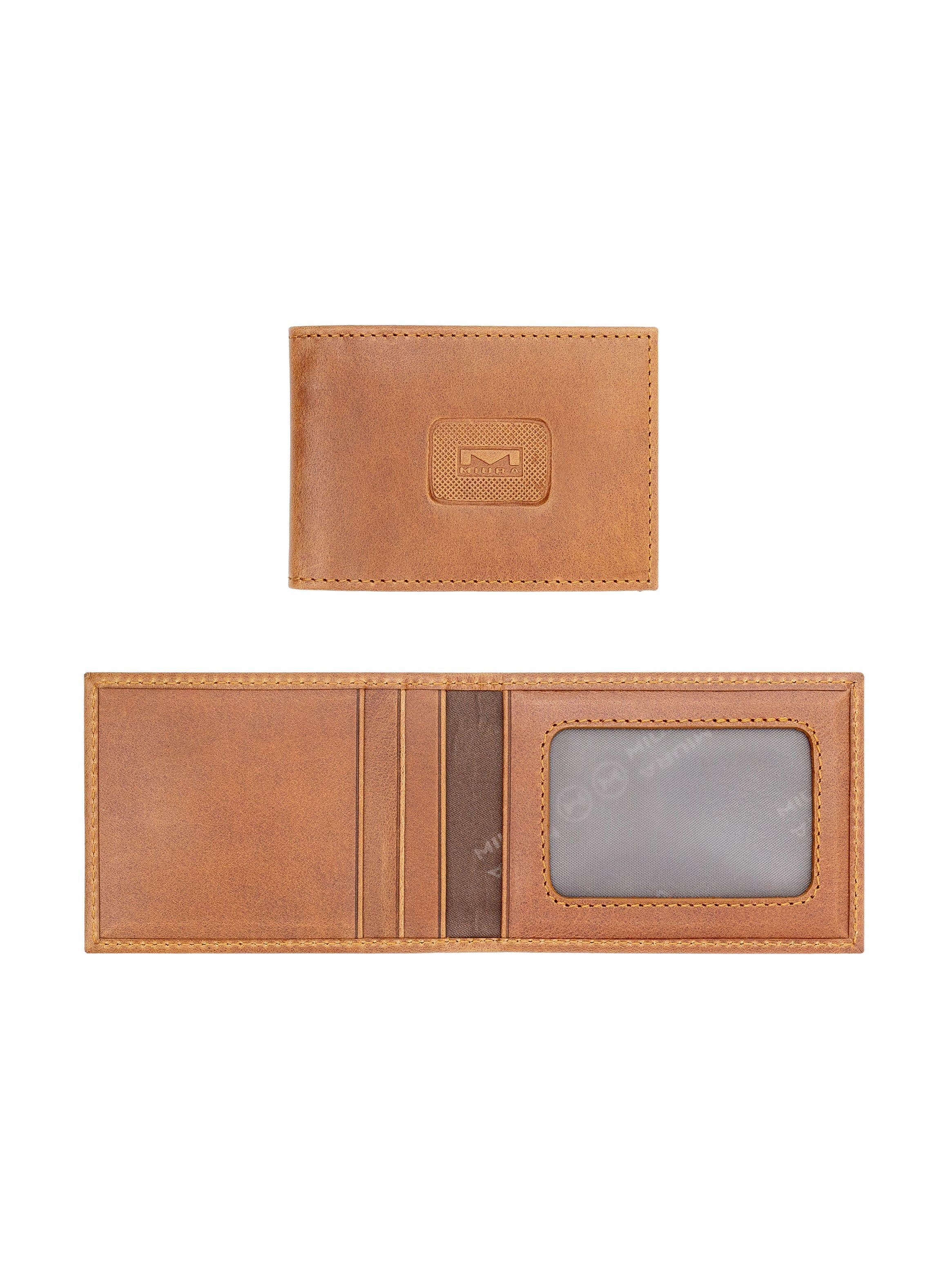 Billetera Hombre Miura Mod. Eder 100% Cuero Natural con protección RFID con tarjetero adicional-3